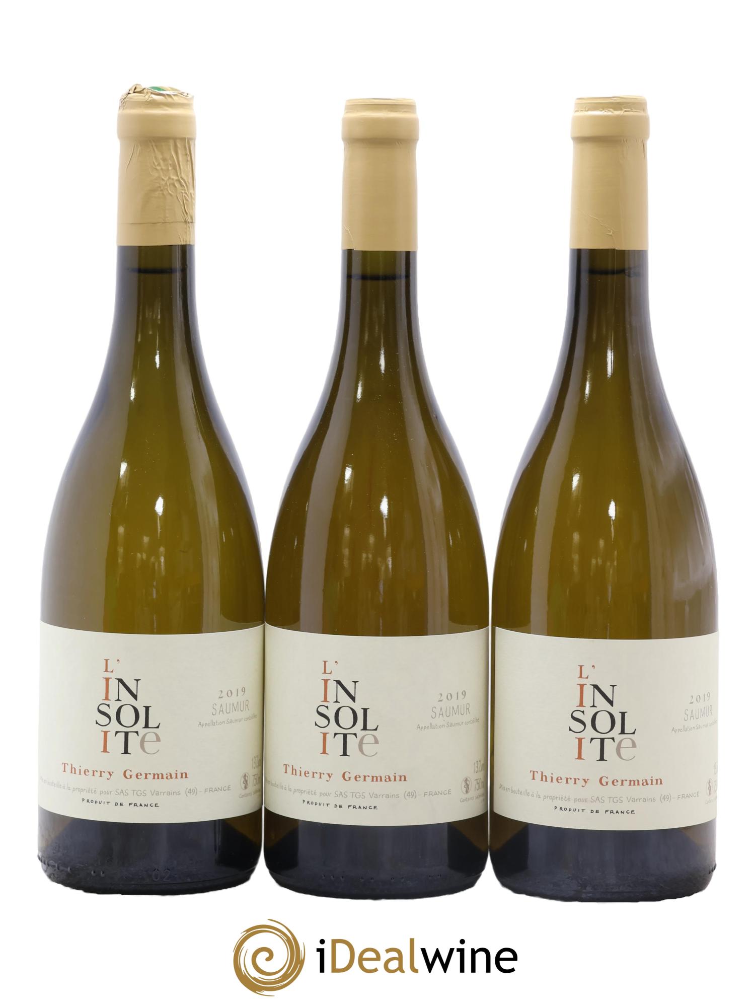 Saumur Insolite Domaine des Roches Neuves - Thierry Germain 2019 - Lot de 3 bouteilles - 0