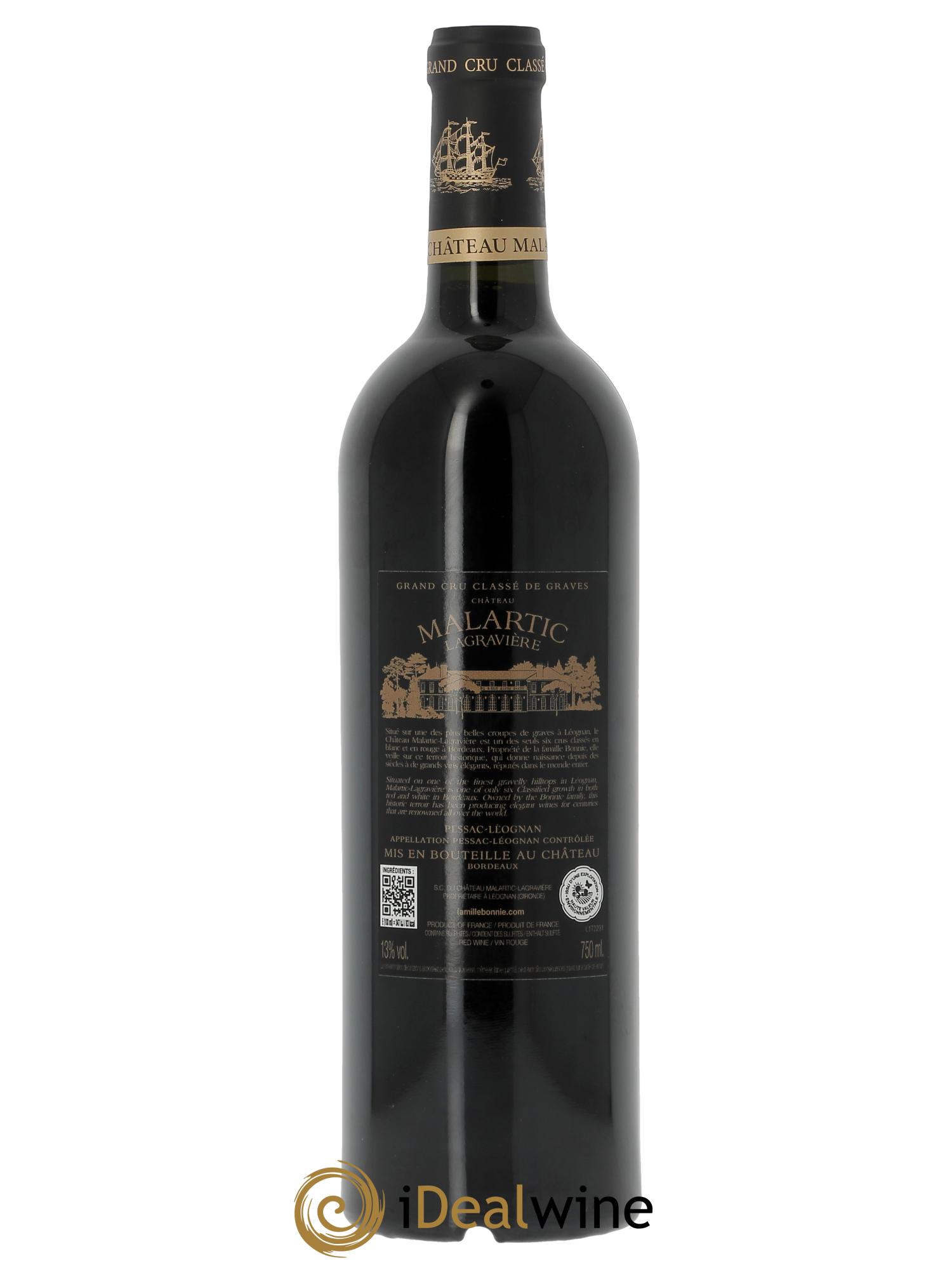 Château Malartic-Lagravière Cru Classé de Graves (CBO à partir de 6 bts) 2023 - Lot de 1 bouteille - 1