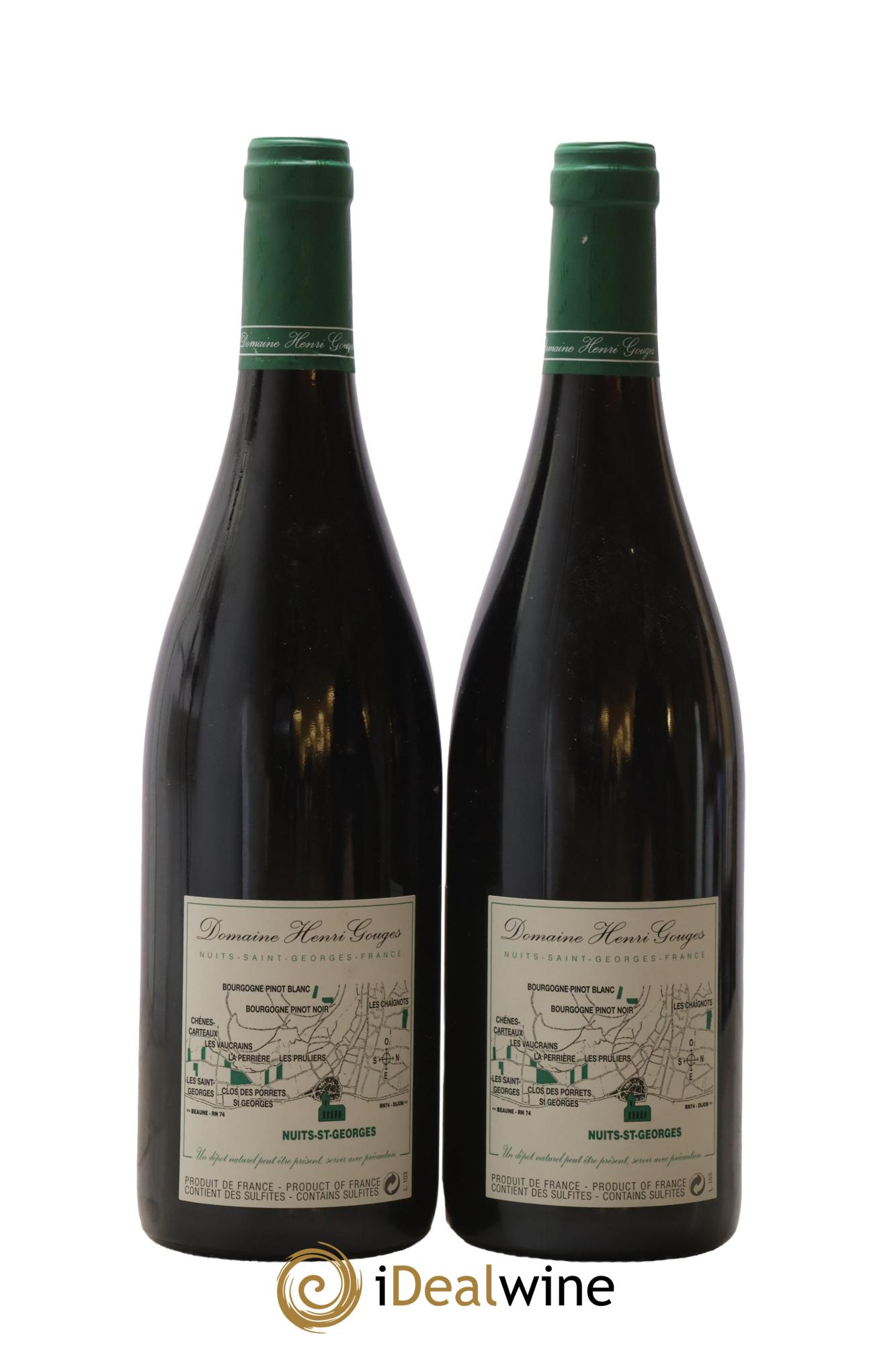 Nuits-Saint-Georges 1er Cru Les Saints Georges Henri Gouges 2009 - Lot of 2 bottles - 1