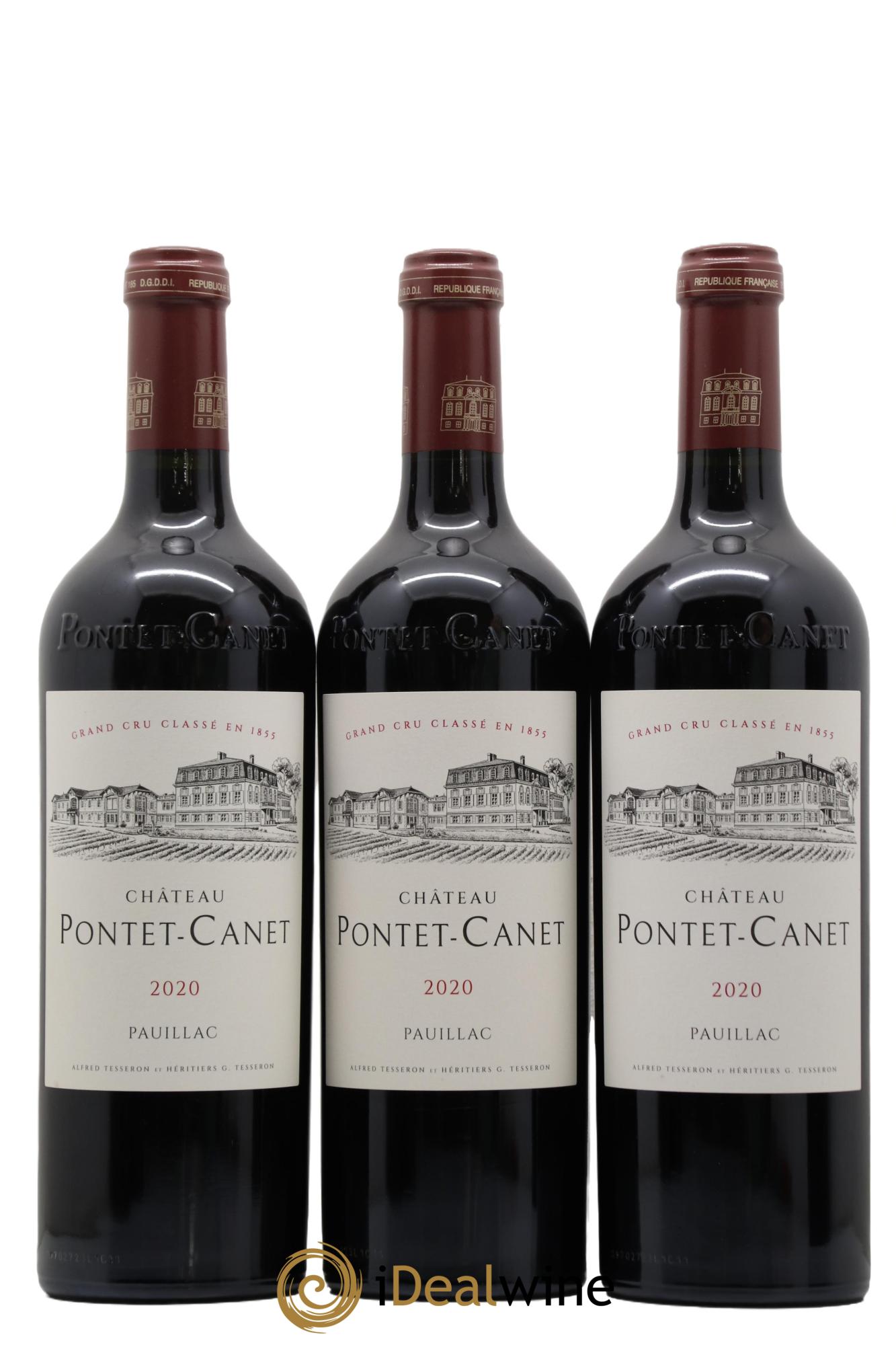 Château Pontet Canet 5ème Grand Cru Classé 2020 - Lot de 6 bouteilles - 2
