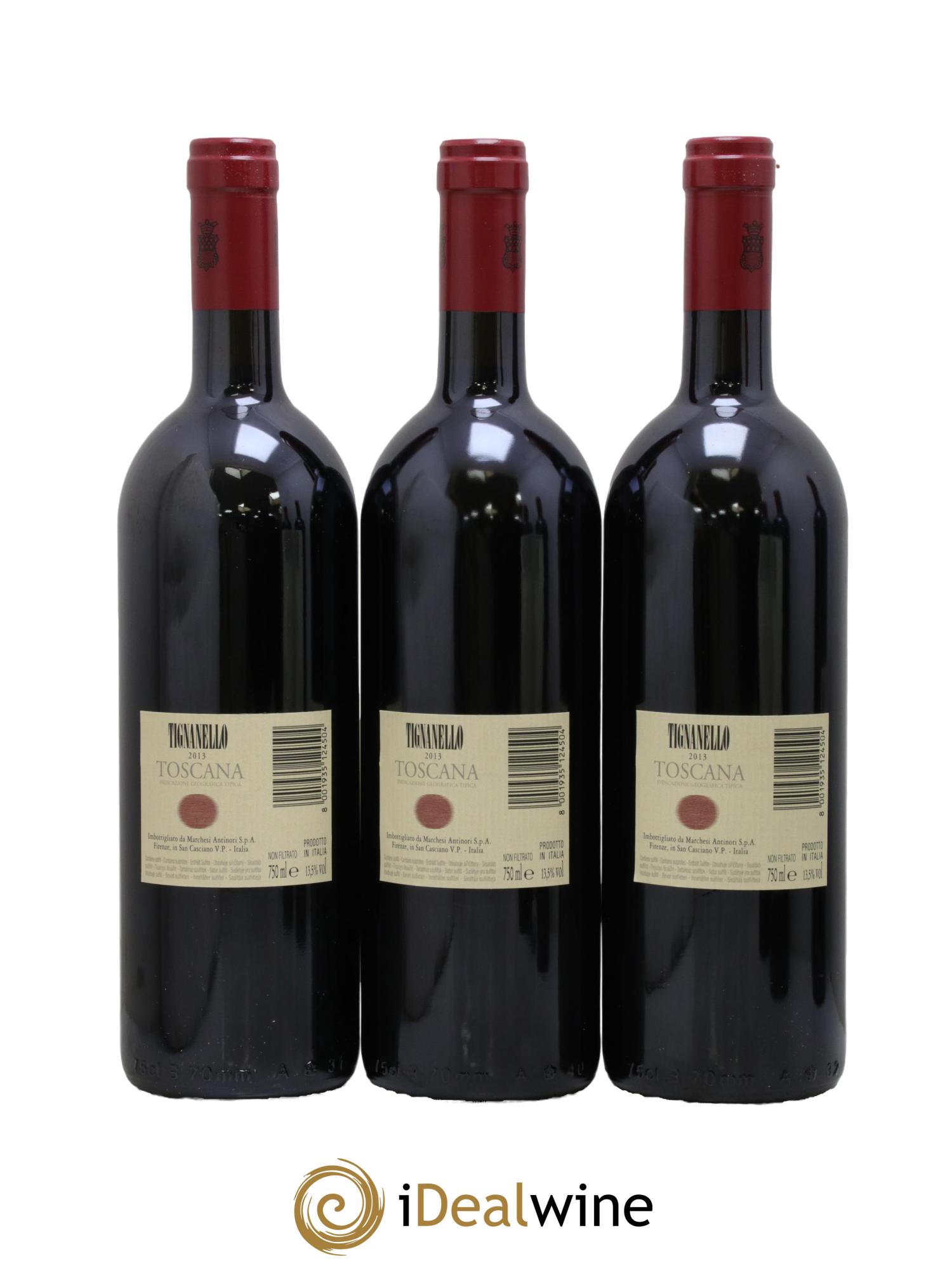 Toscana IGT Tignanello Tenuta Tignanello - Marchesi Antinori 2013 - Lotto di 6 bottiglie - 3