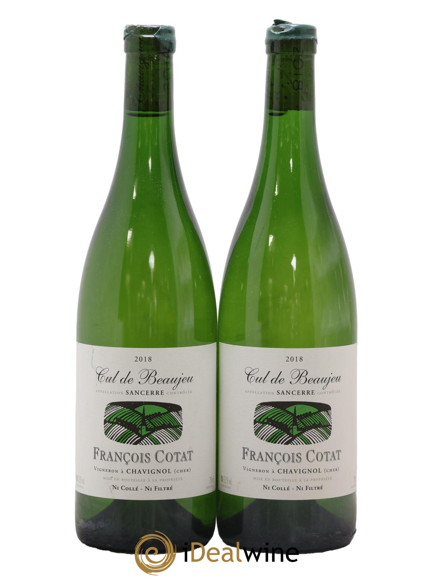 Sancerre Les Culs de Beaujeu François Cotat 2018 - Posten von 2 Flaschen - 0