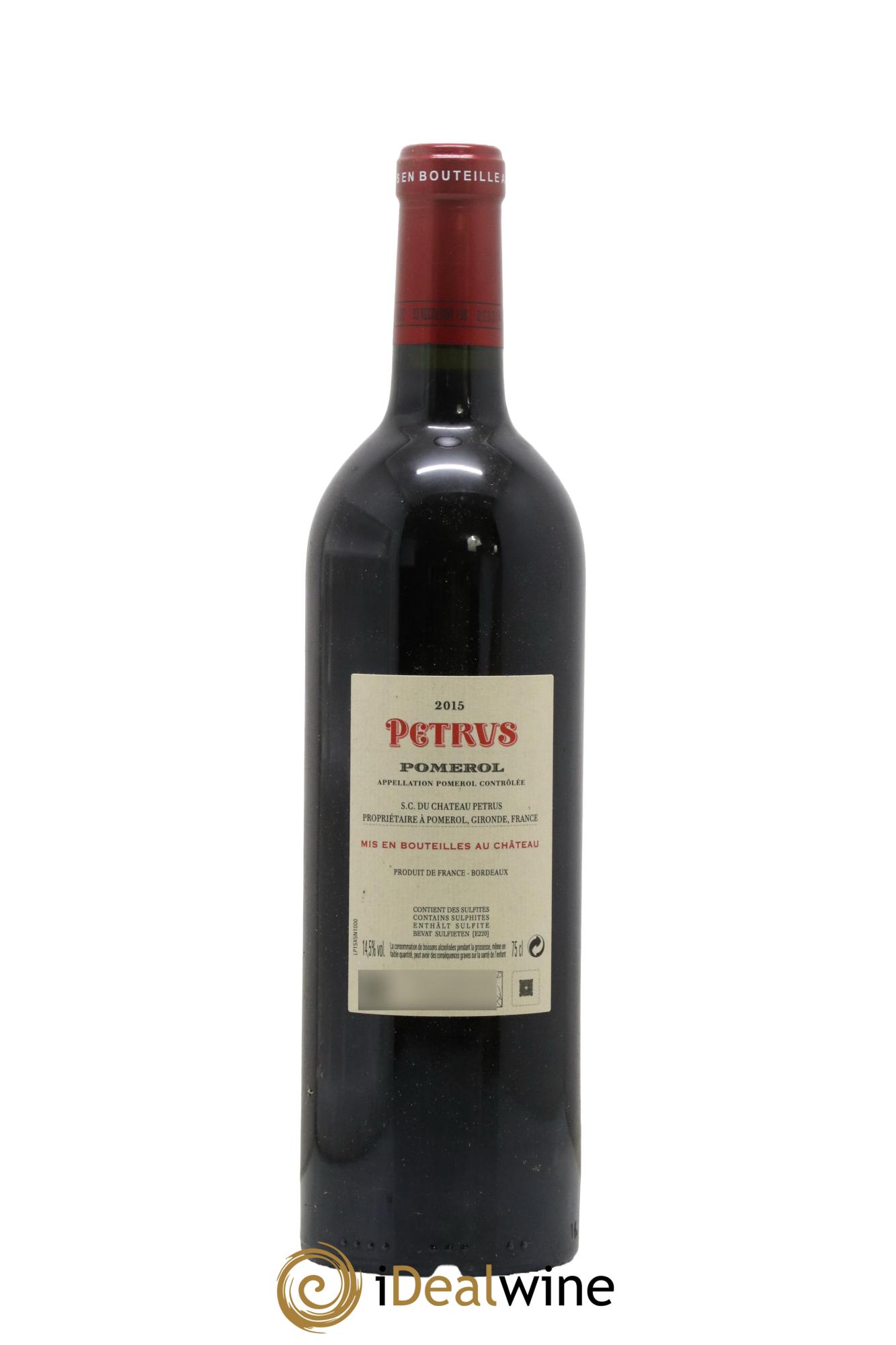 Petrus 2015 - Lot de 1 bouteille - 1