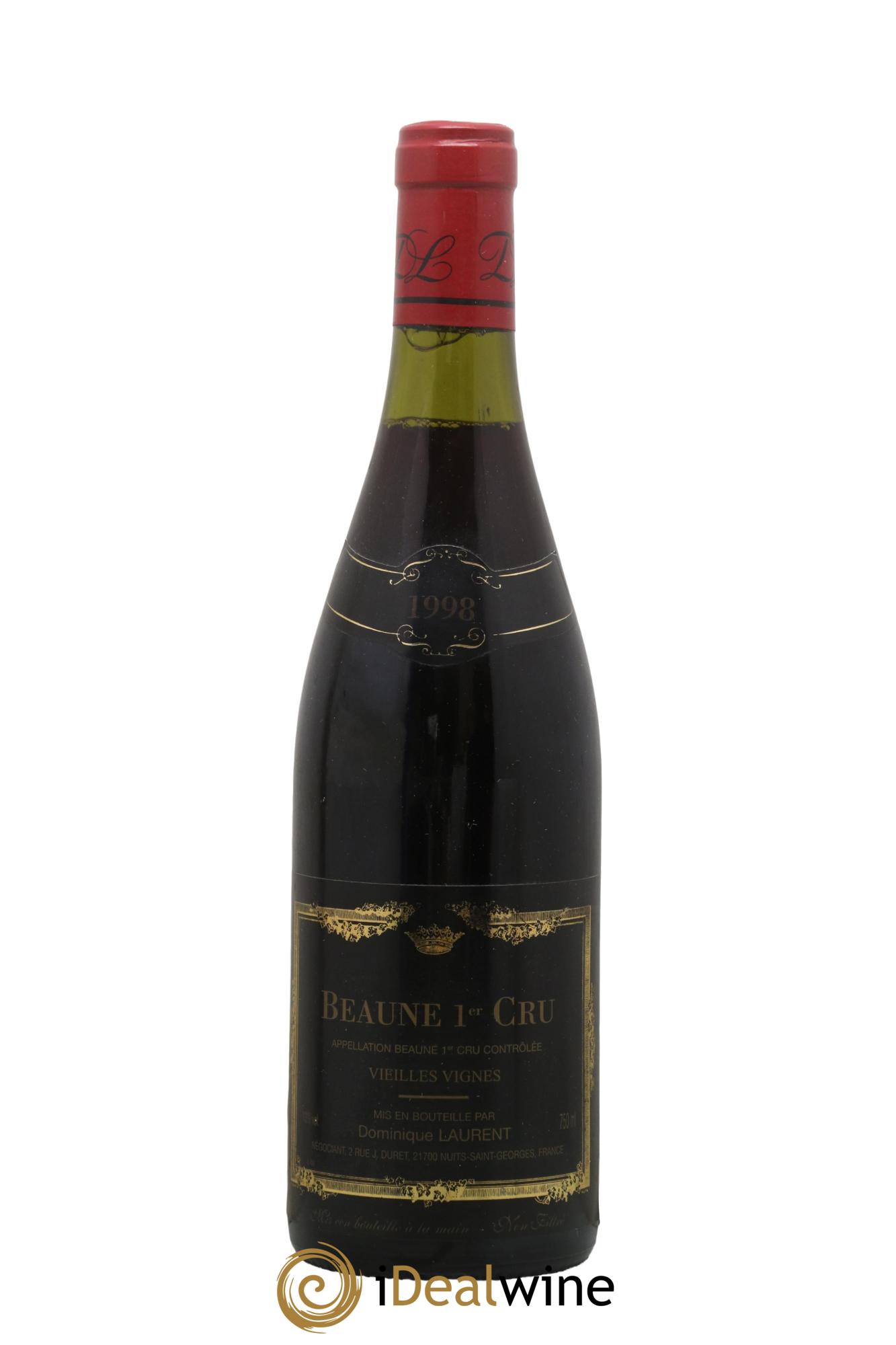 Beaune 1er Cru Vieilles Vignes Dominique Laurent 1998 - Lotto di 1 bottiglia - 0
