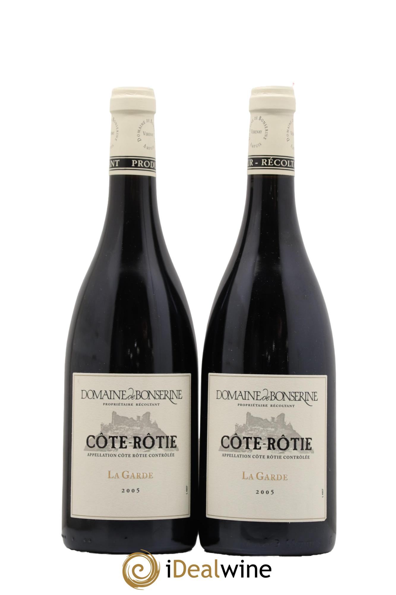 Côte-Rôtie La Garde Bonserine (Domaine de) 2005 - Lot de 2 bouteilles - 0
