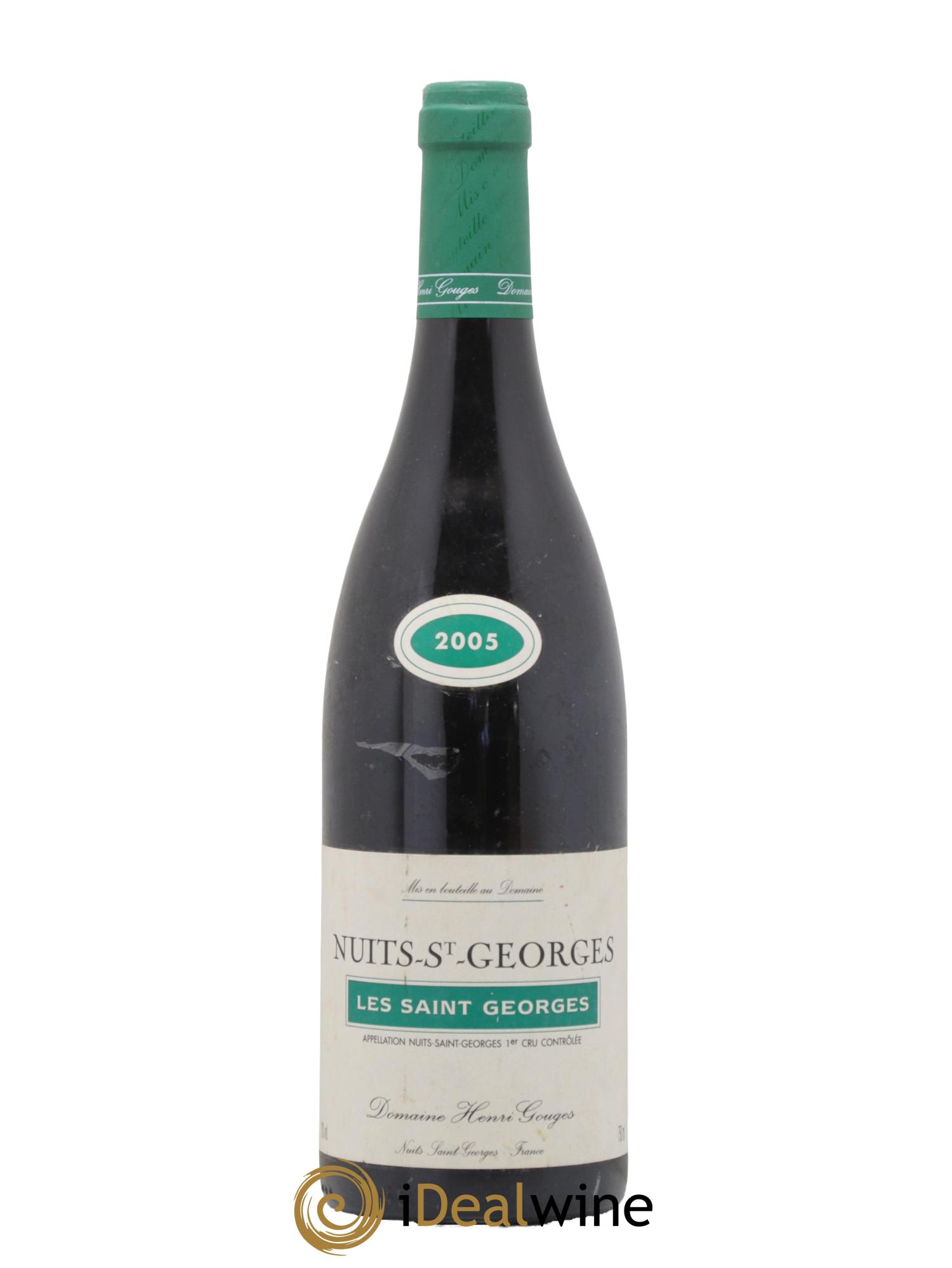 Nuits-Saint-Georges 1er Cru Les Saints Georges Henri Gouges 2005 - Lot de 1 bouteille - 0