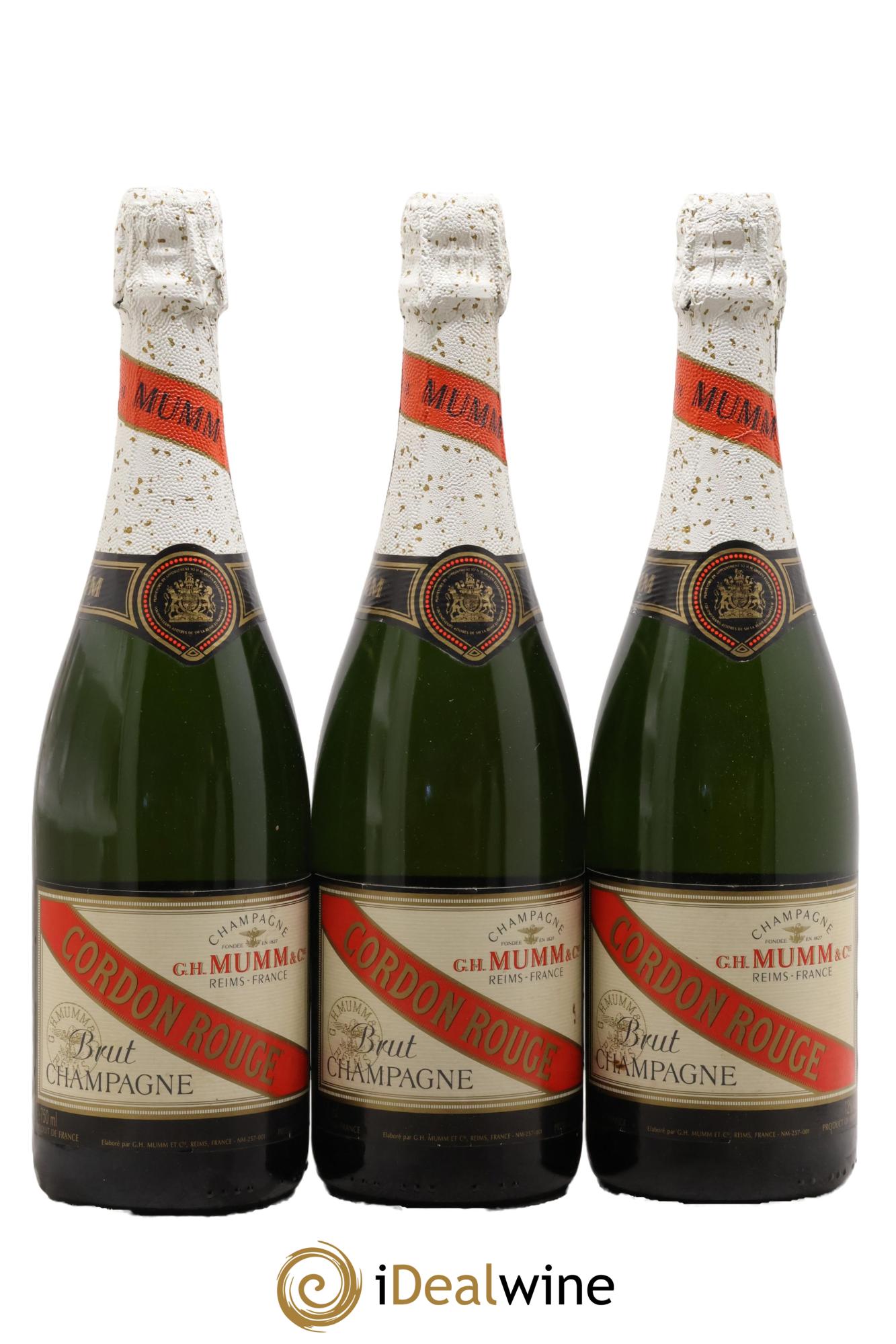 Cordon Rouge Mumm - Lotto di 3 bottiglie - 0