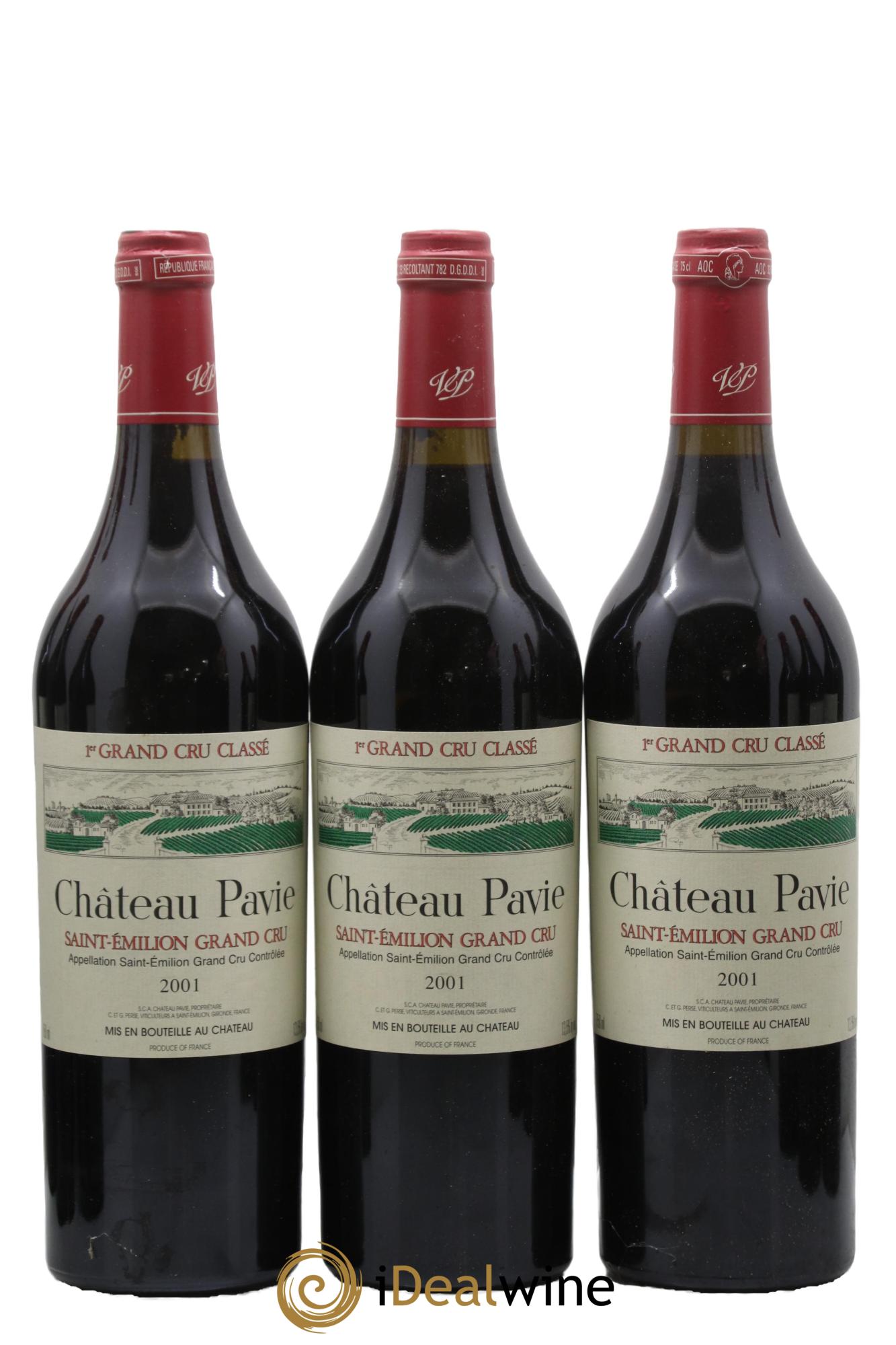 Château Pavie 1er Grand Cru Classé A 2001 - Posten von 12 Flaschen - 3