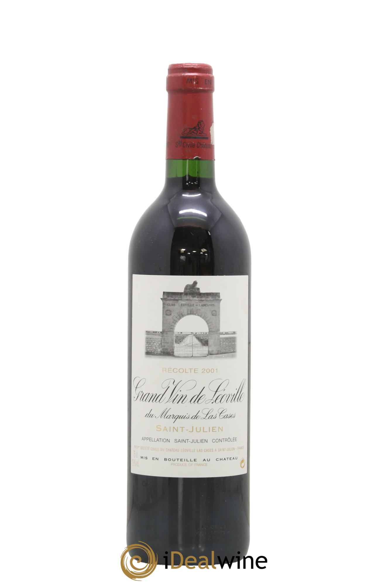 Château Léoville Las Cases 2ème Grand Cru Classé 2001 - Lot de 1 bouteille - 0