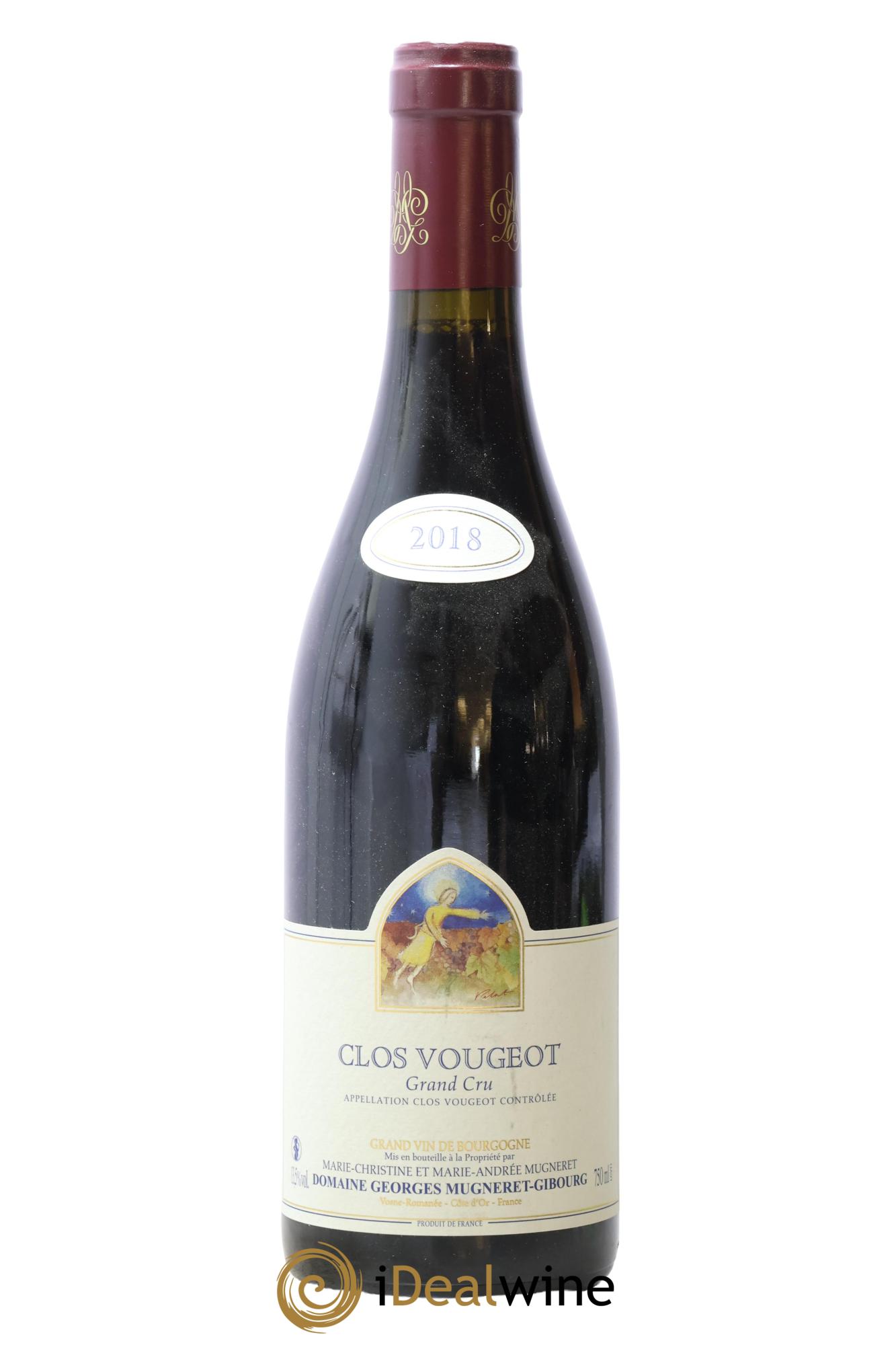 Clos de Vougeot Grand Cru Mugneret-Gibourg (Domaine) 2018 - Lot de 1 bouteille - 0