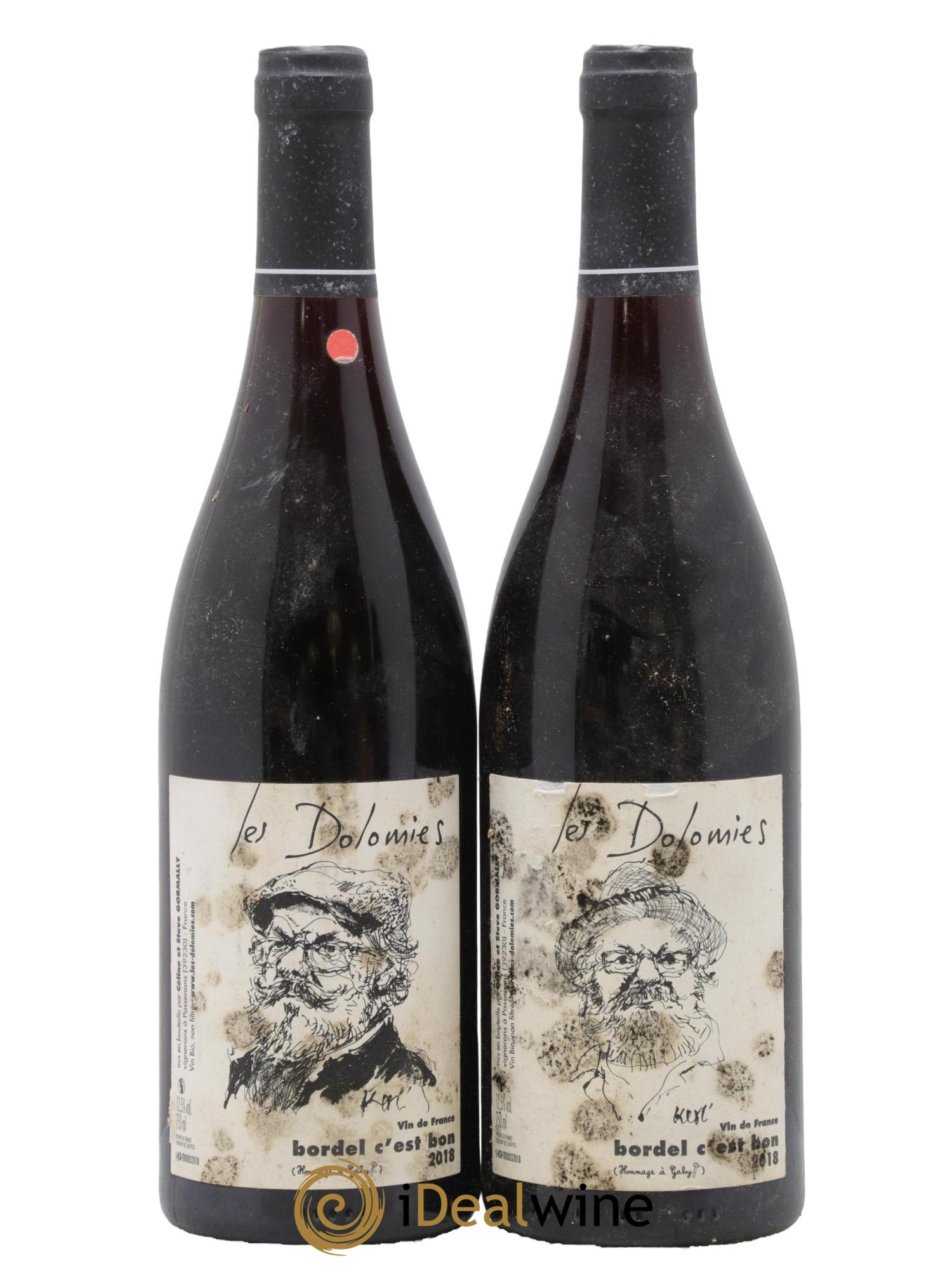 Vin de France Bordel c'est bon Les Dolomies 2018 - Posten von 2 Flaschen - 0
