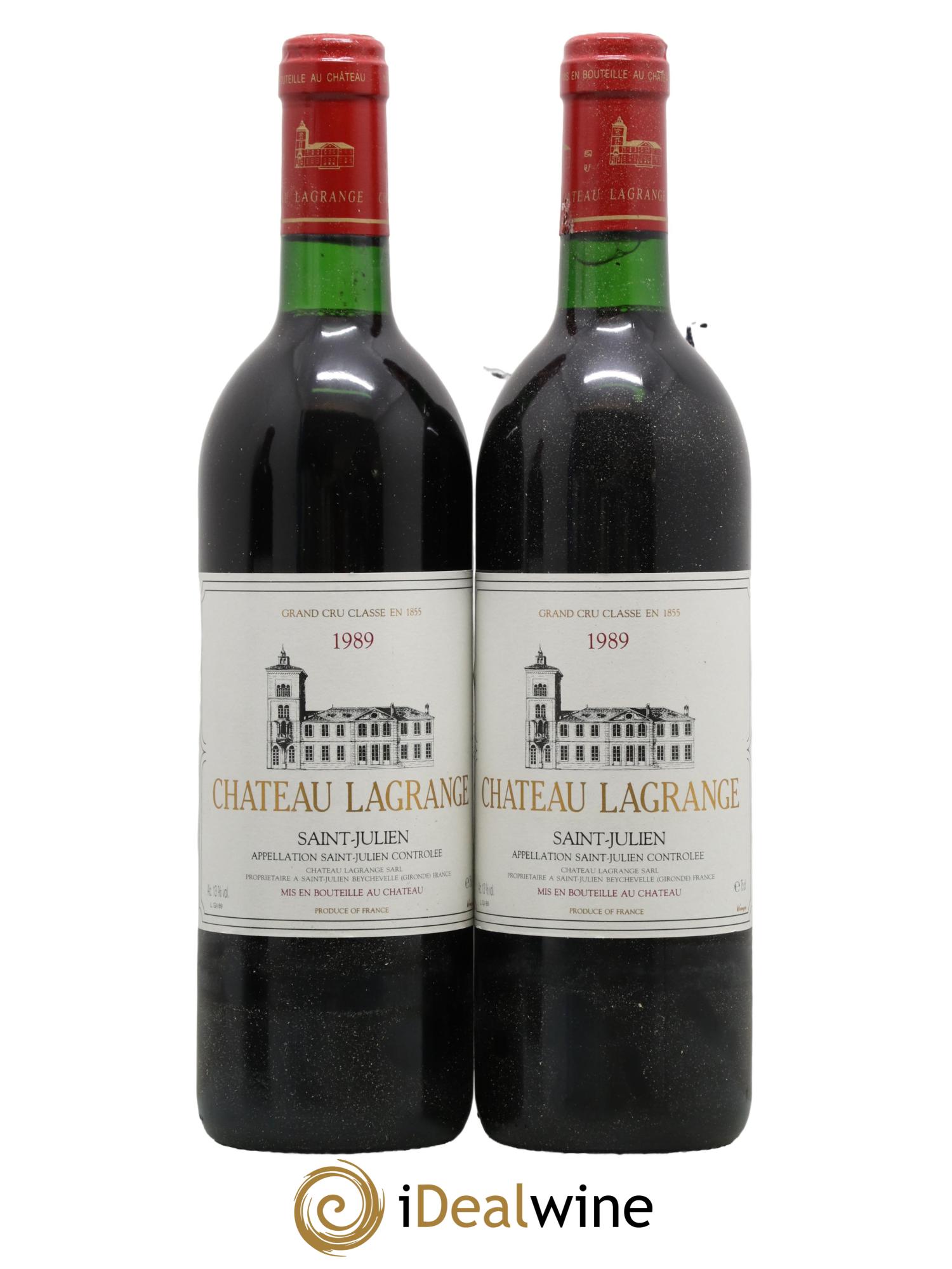 Château Lagrange 3ème Grand Cru Classé 1989 - Lot de 2 bouteilles - 0