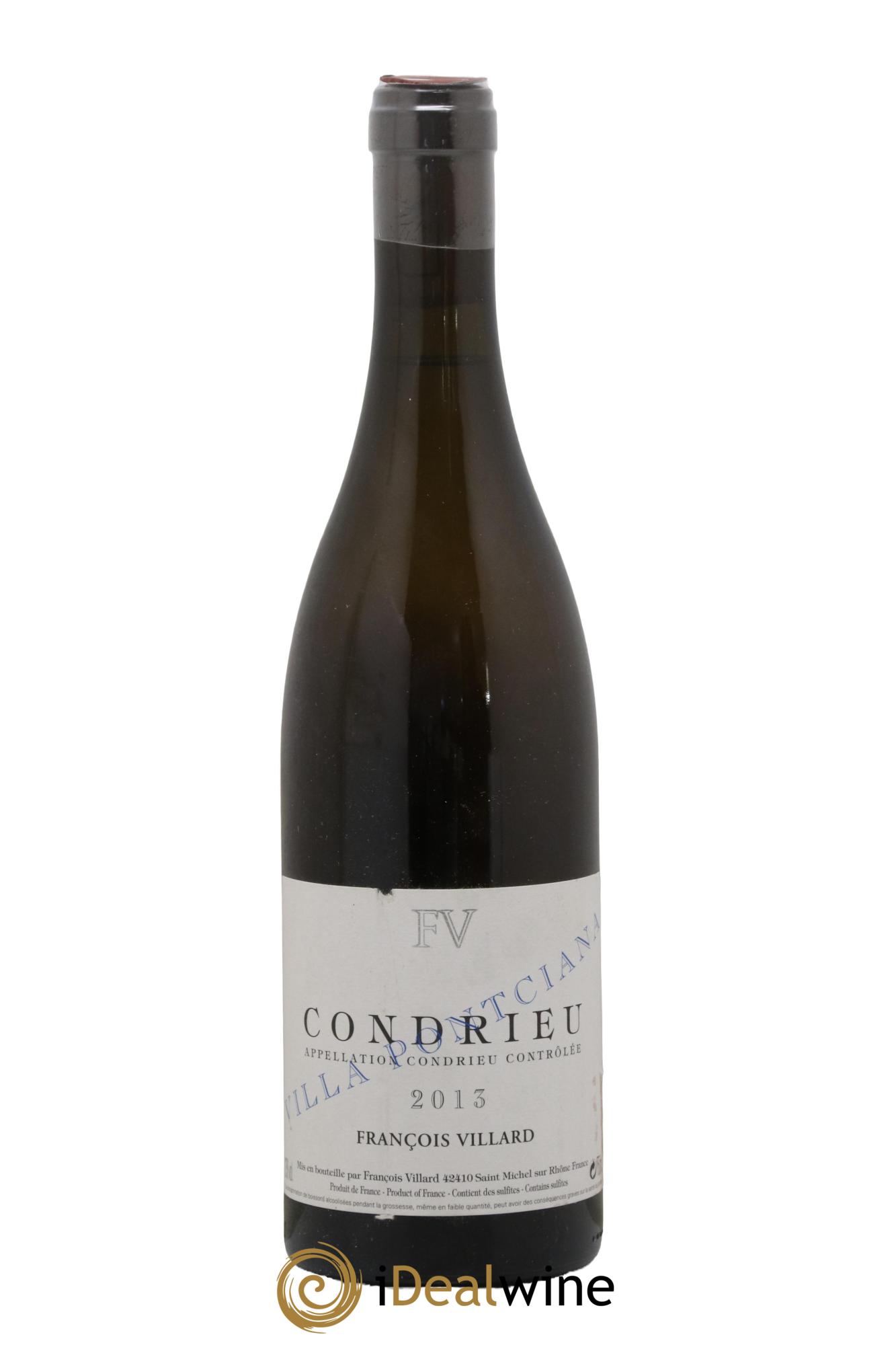Condrieu Villa Pontciana François Villard 2013 - Lot de 1 bouteille - 0