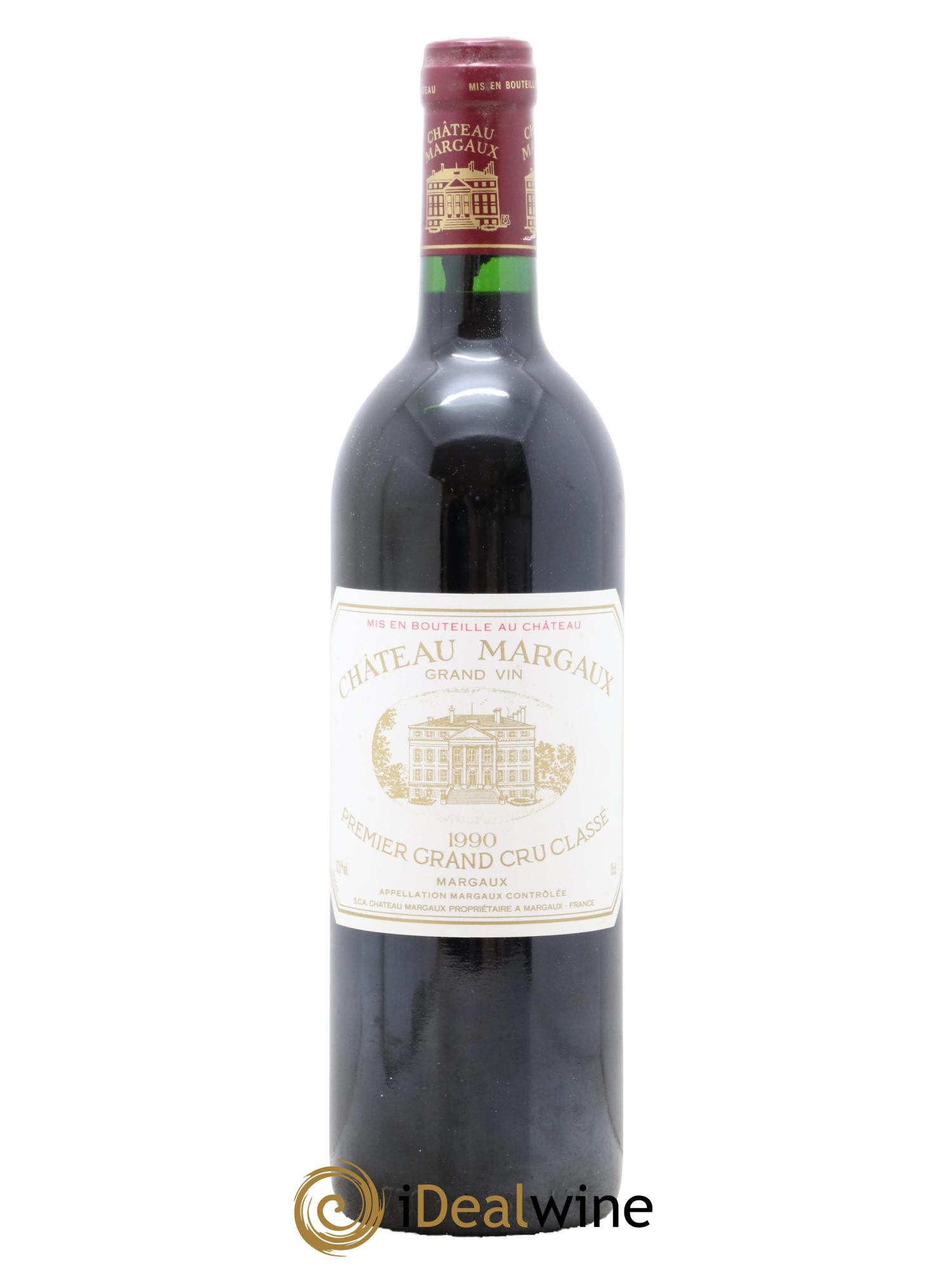 Château Margaux 1er Grand Cru Classé 1990 - Lot de 1 bouteille - 0