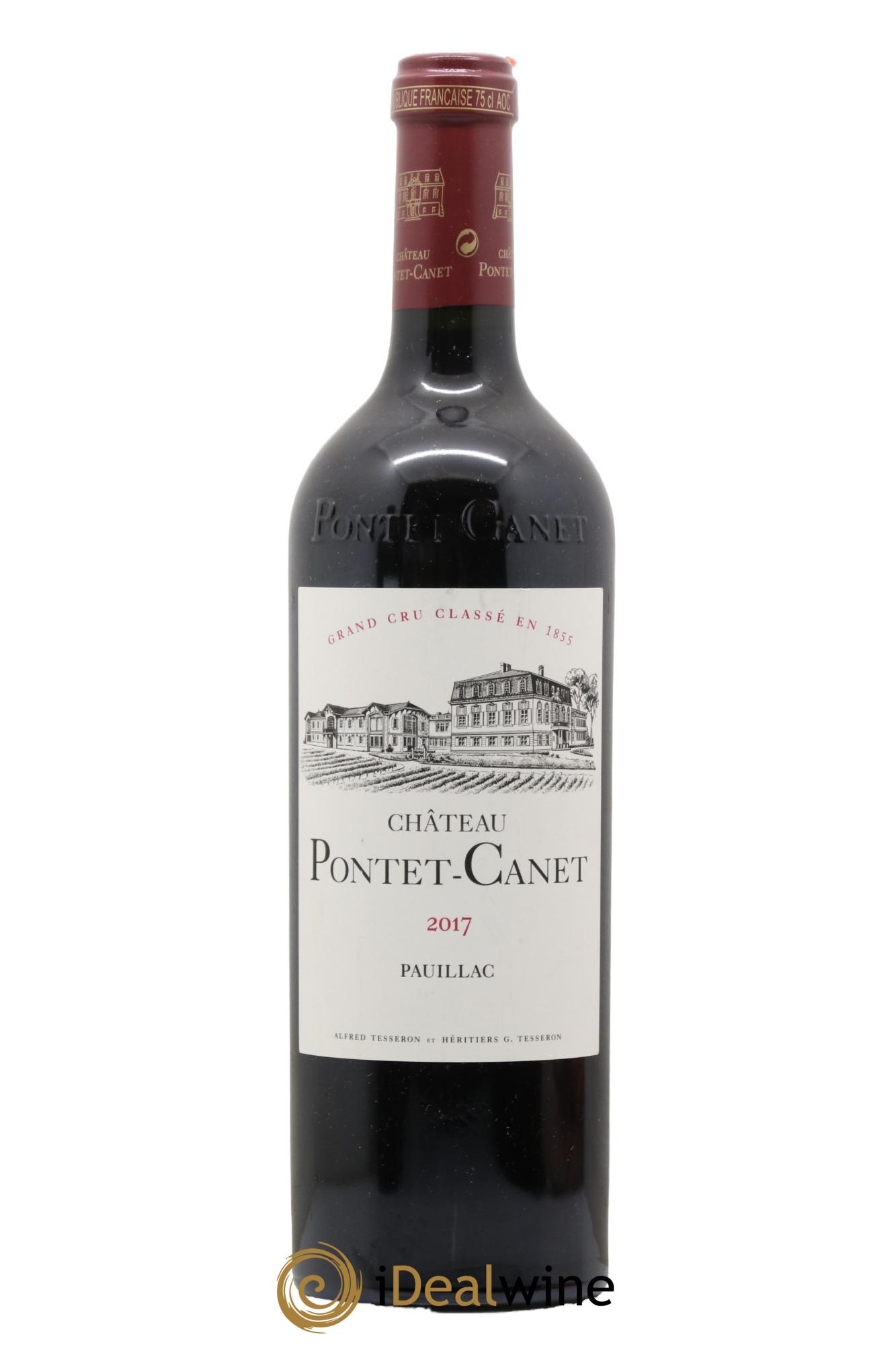 Château Pontet Canet 5ème Grand Cru Classé 2017 - Lot de 1 bouteille - 0