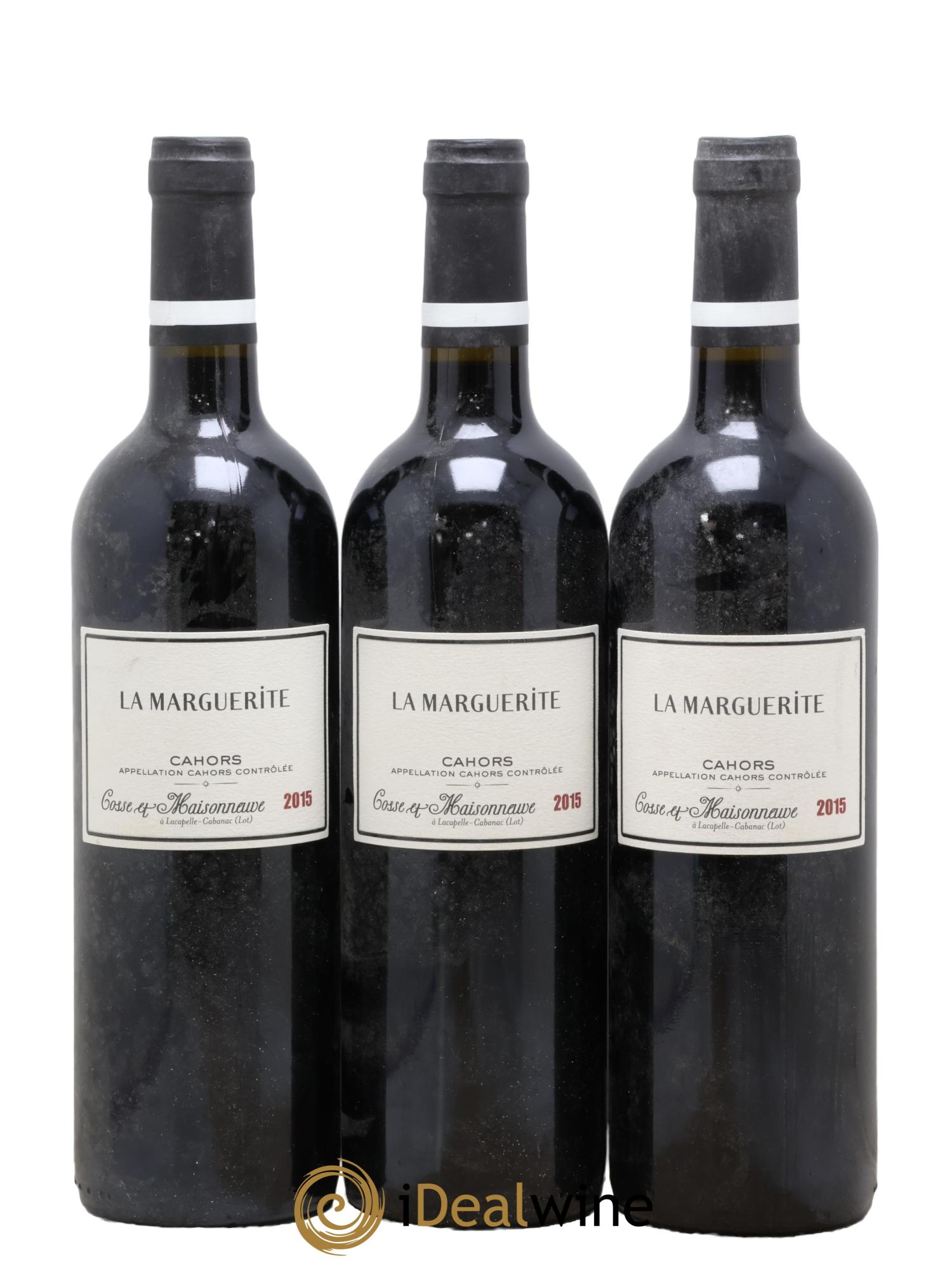 Cahors La Marguerite Cosse-Maisonneuve (Domaine) 2015 - Lot de 3 bouteilles - 0