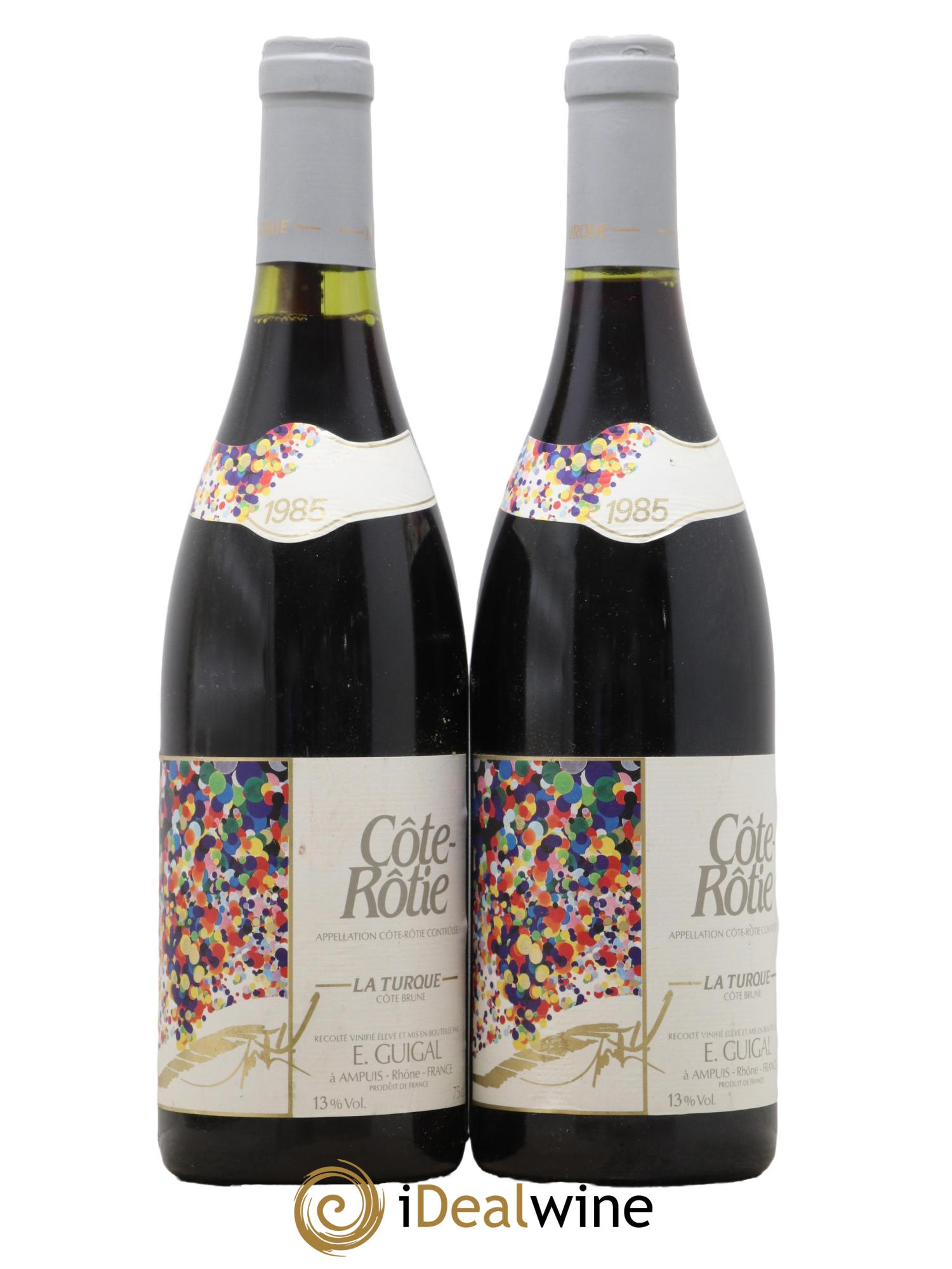Côte-Rôtie La Turque Guigal 1985 - Lot de 2 bouteilles - 0