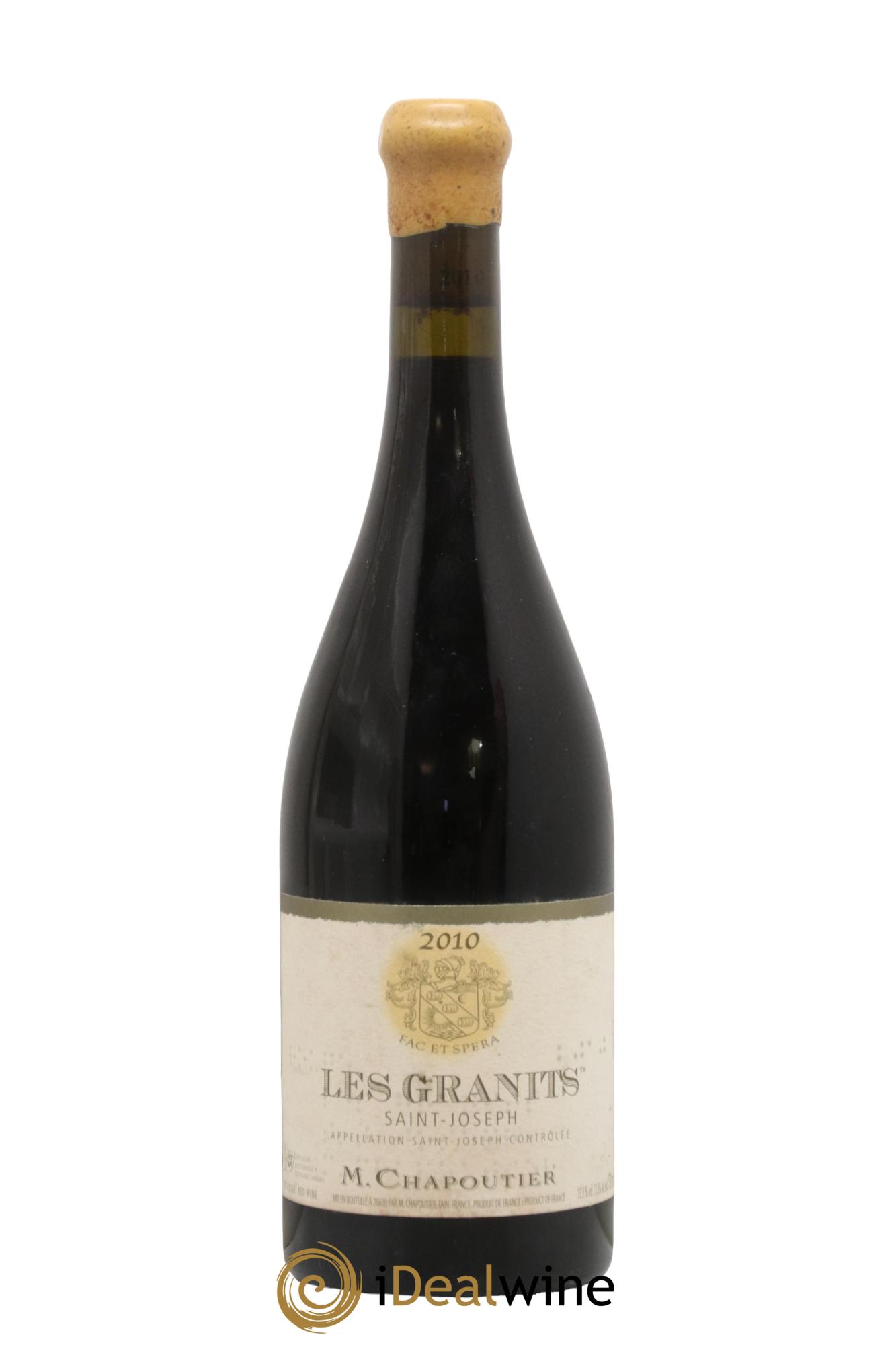 Saint-Joseph Les Granits Chapoutier 2010 - Lot de 1 bouteille - 0