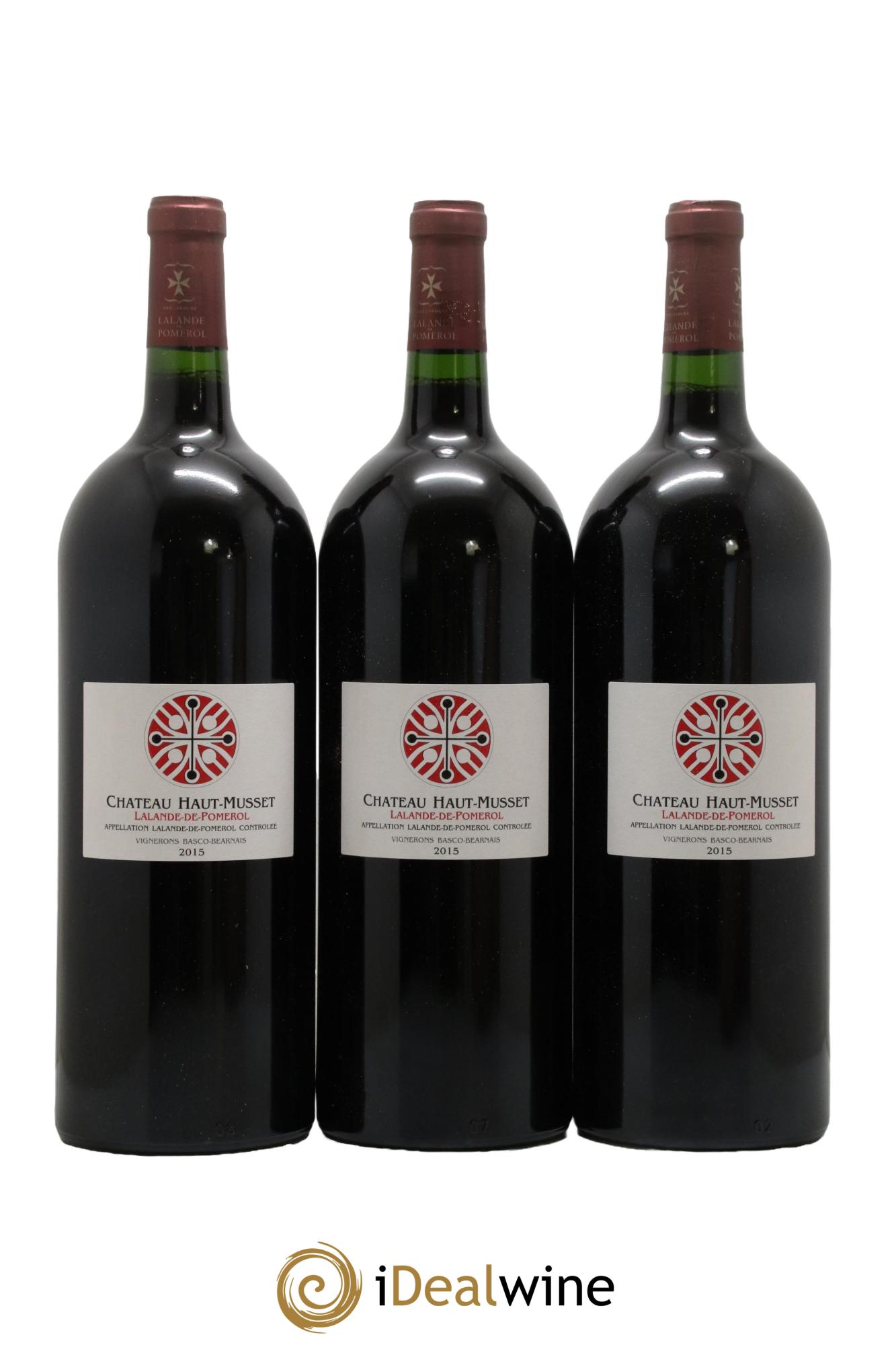 Lalande-de-Pomerol Château Haut-Musset 2015 - Lot de 3 magnums - 0