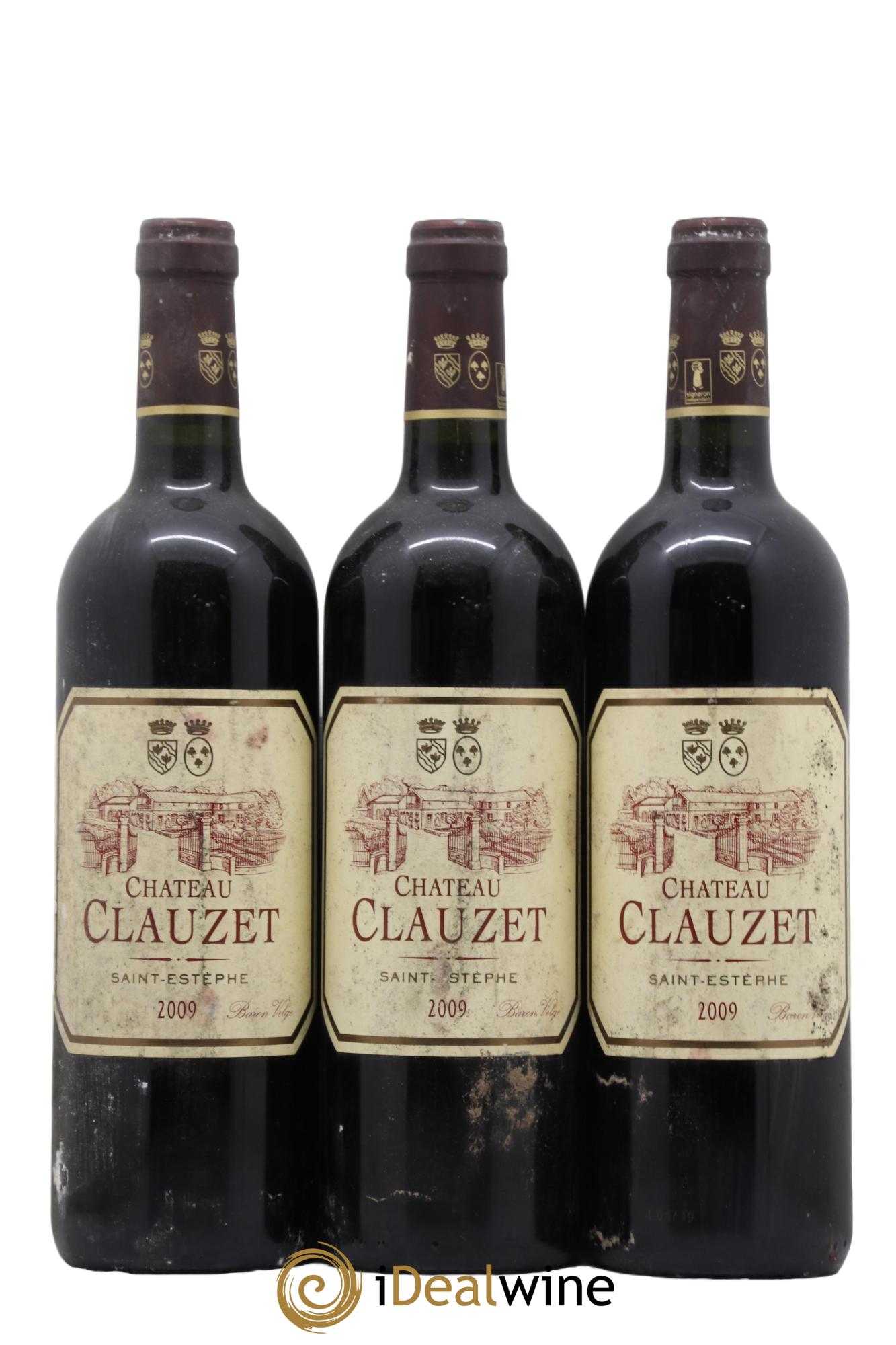 Château Clauzet 2009 - Lot de 3 bouteilles - 0