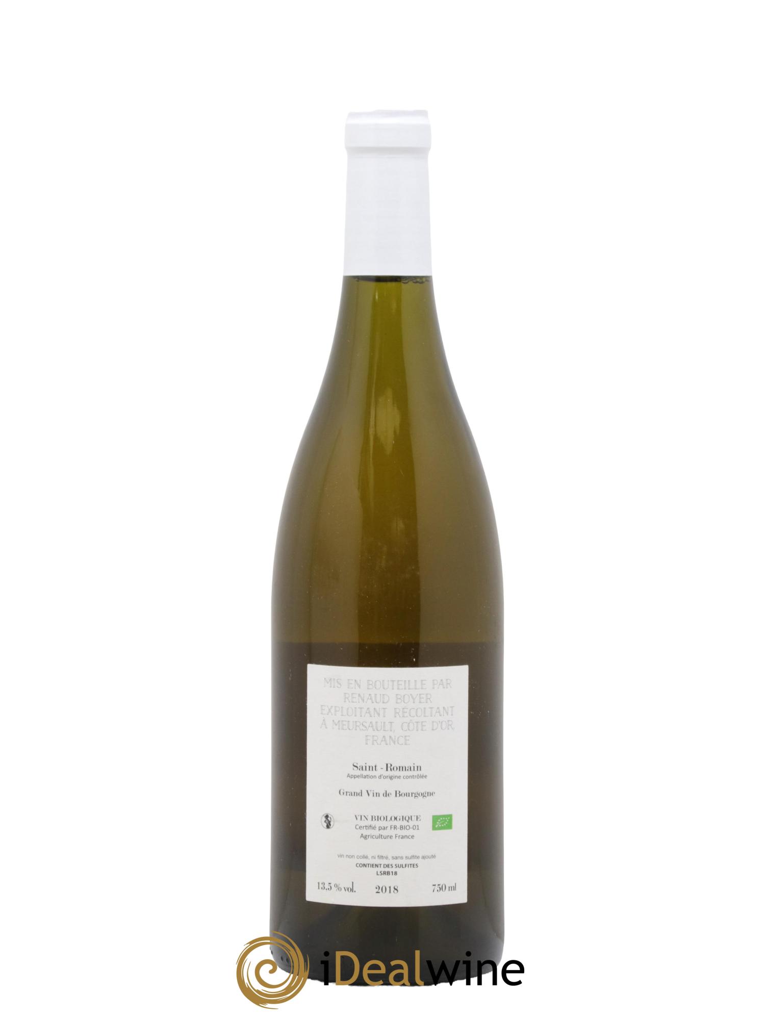 Saint-Romain Renaud Boyer 2018 - Lot of 1 bottle - 1