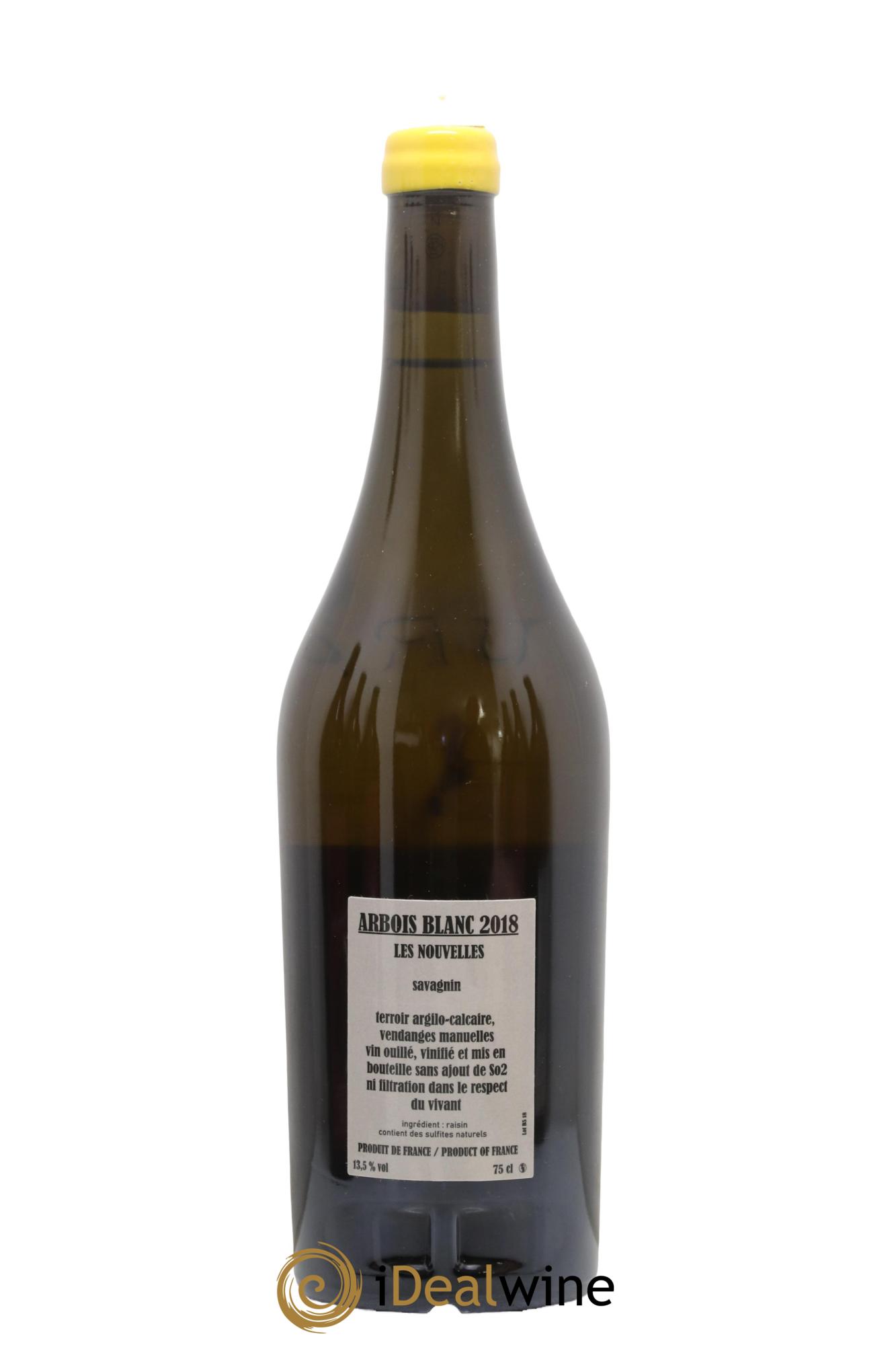 Arbois Les Nouvelles Savagnin Domaine Houillon Bruyère 2018 - Lot de 1 bouteille - 1