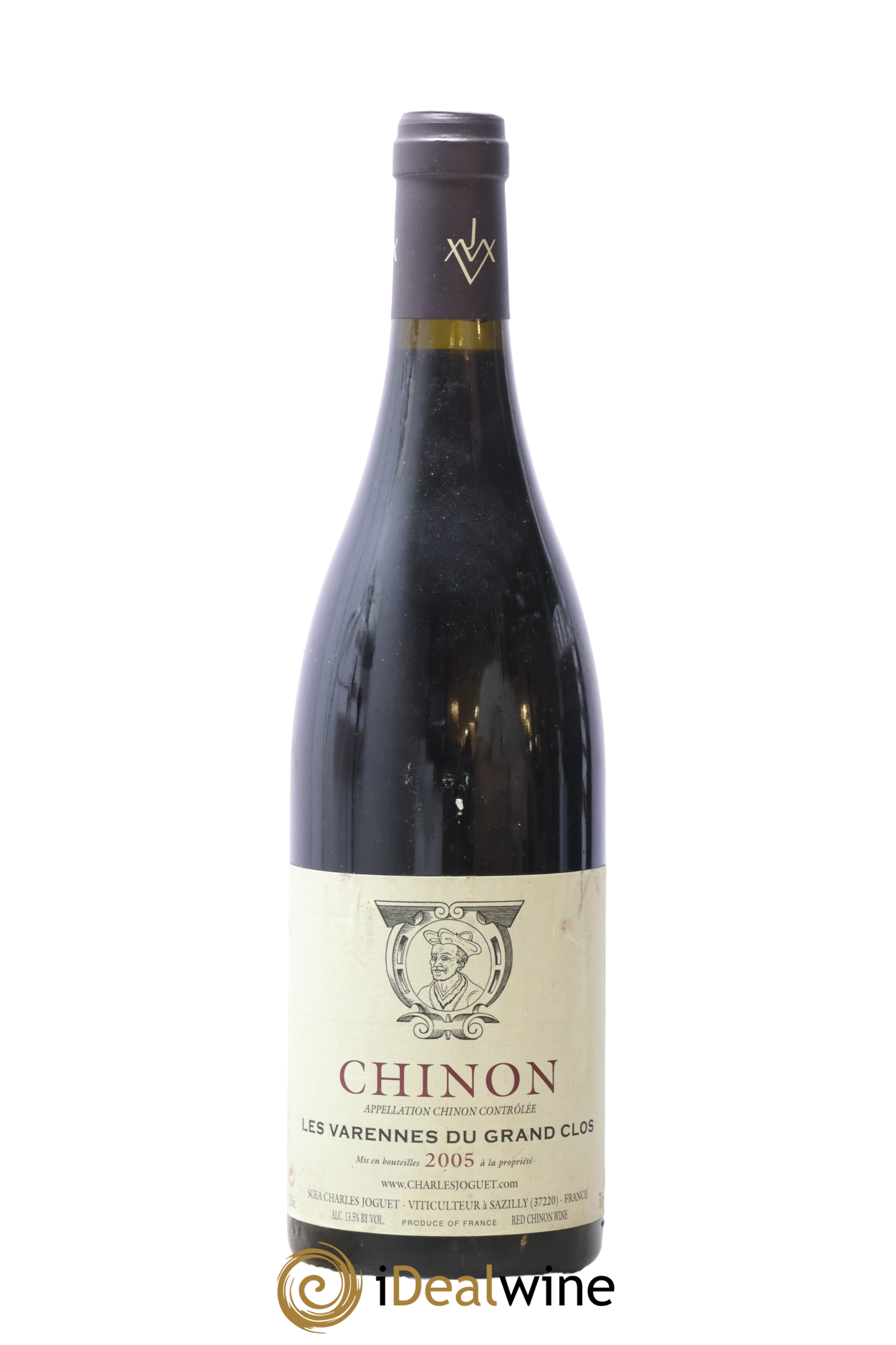 Chinon Les Varennes du Grand Clos Charles Joguet 2005 - Lot de 1 bouteille - 0