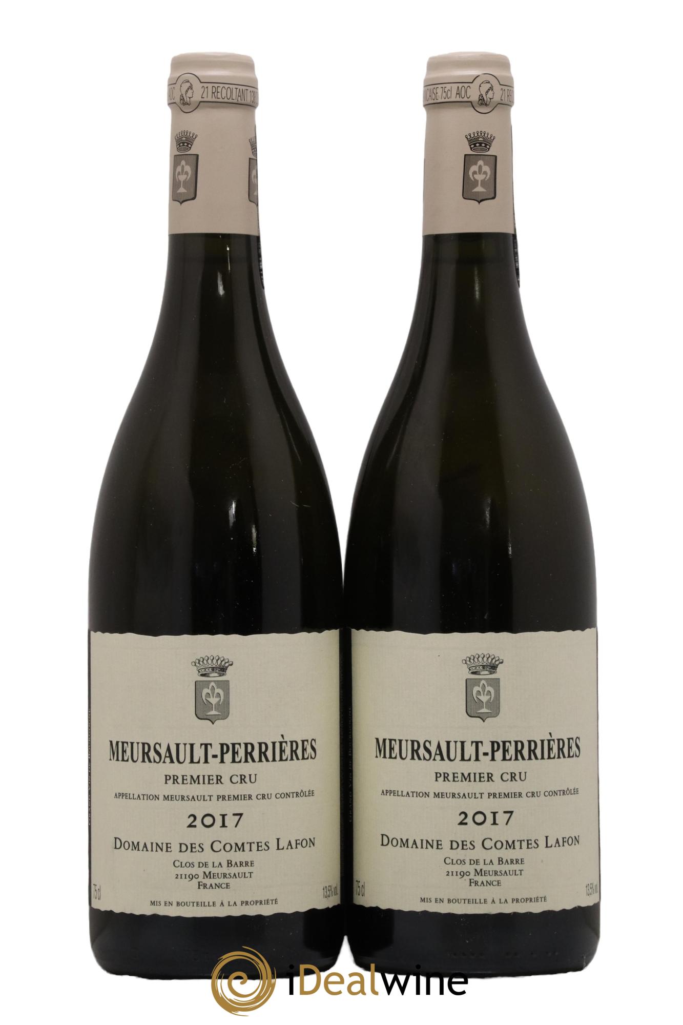 Meursault 1er Cru Perrières Comtes Lafon (Domaine des) 2017 - Lot de 2 bouteilles - 0