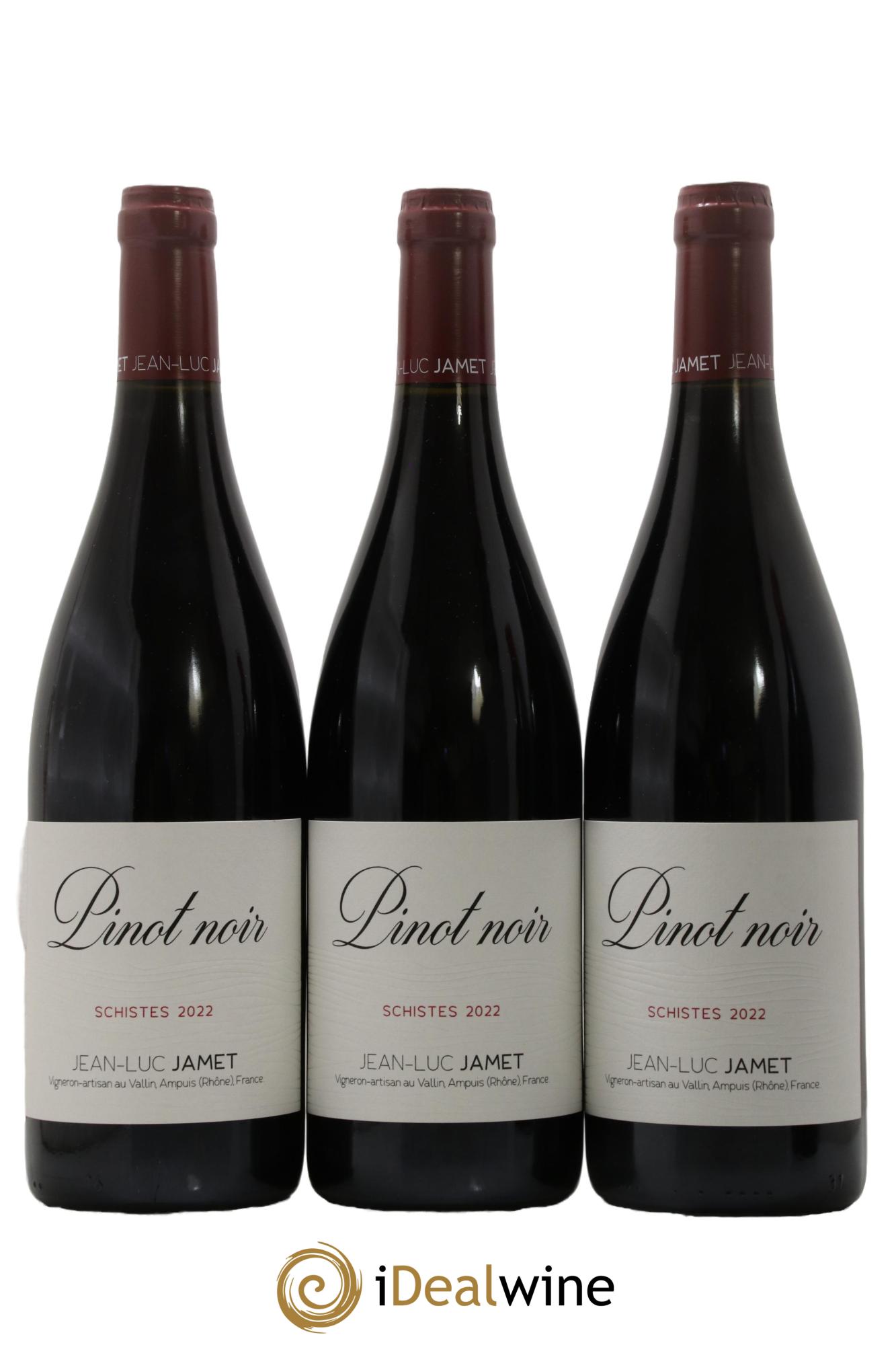 Collines Rhodaniennes Schistes Pinot Noir Jean-Luc Jamet 2022 - Lot de 3 bouteilles - 0