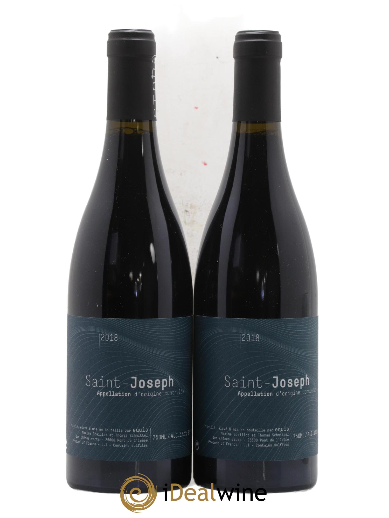 Saint-Joseph Equis Domaine Graillot 2018 - Lot de 2 bouteilles - 0