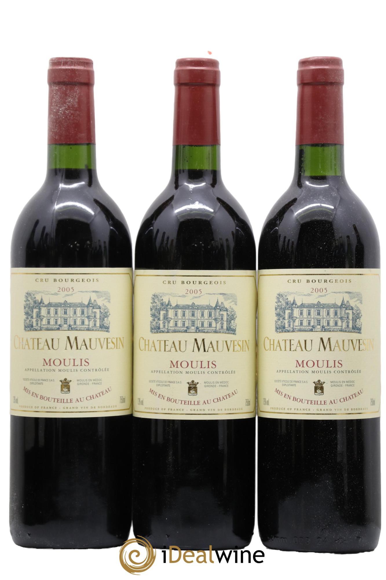Moulis en Médoc Château Mauvesin 2005 - Lot de 6 bouteilles - 2