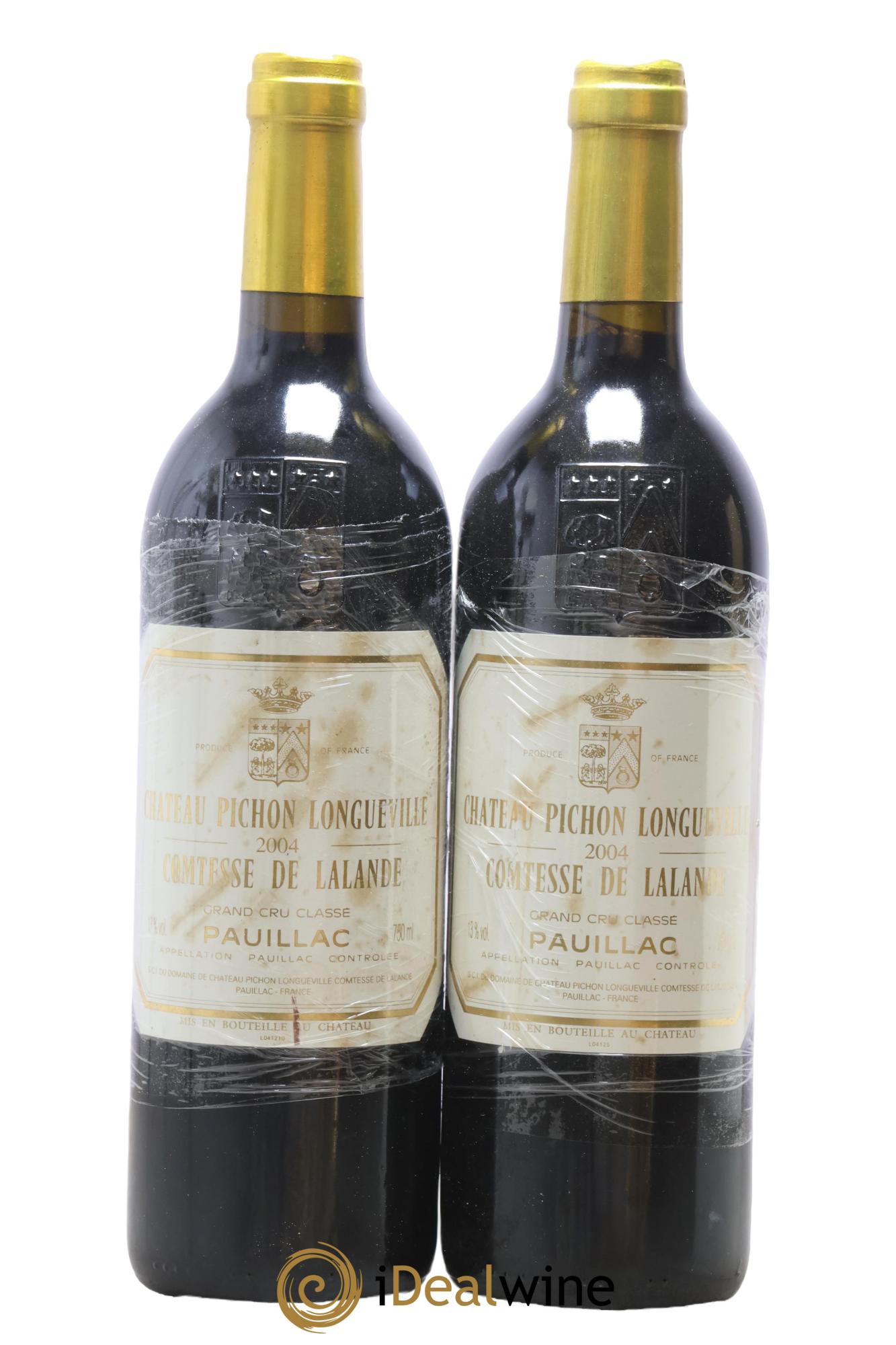 Château Pichon Longueville Comtesse de Lalande 2ème Grand Cru Classé 2004 - Lot of 2 bottles - 0