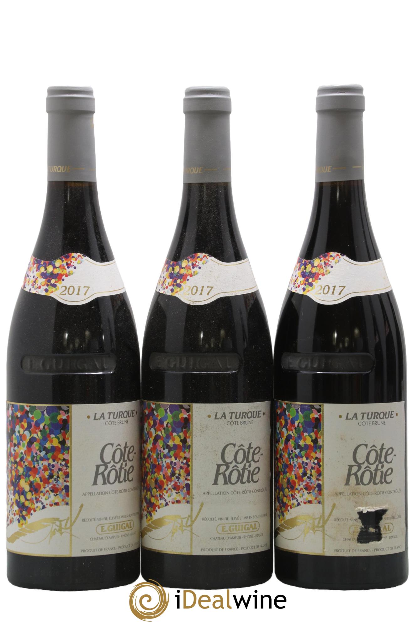 Côte-Rôtie La Turque Guigal 2017 - Lot de 6 bouteilles - 1