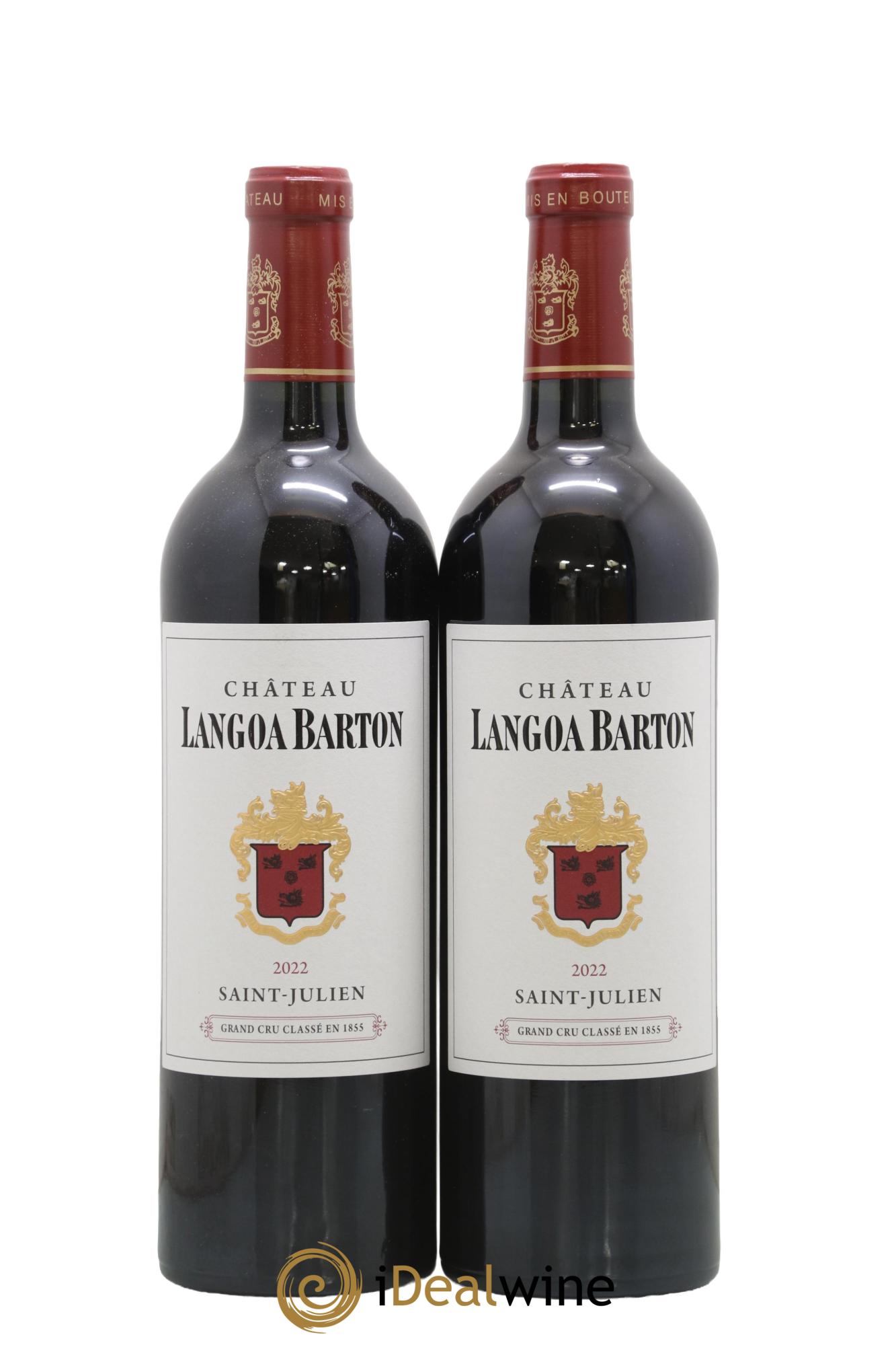 Château Langoa Barton 3ème Grand Cru Classé 2022 - Lot de 2 bouteilles - 0