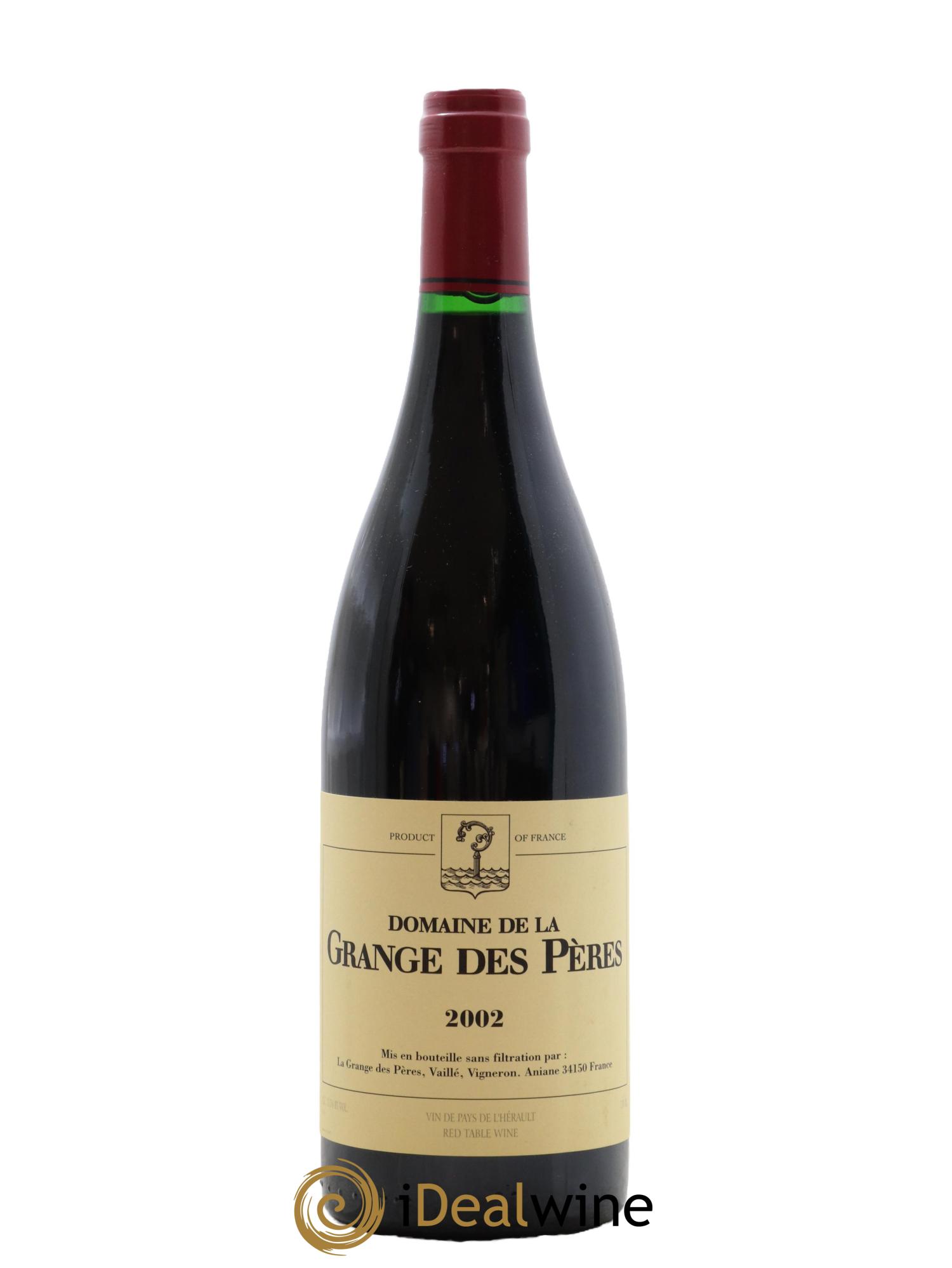 Pays d'Hérault Grange des Pères Laurent Vaillé 2002 - Lot de 1 bouteille - 0
