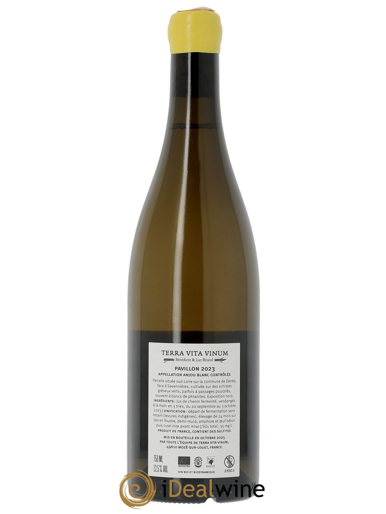 Anjou Pavillon Terra Vita Vinum  2023 - Posten von 1 Flasche - 1