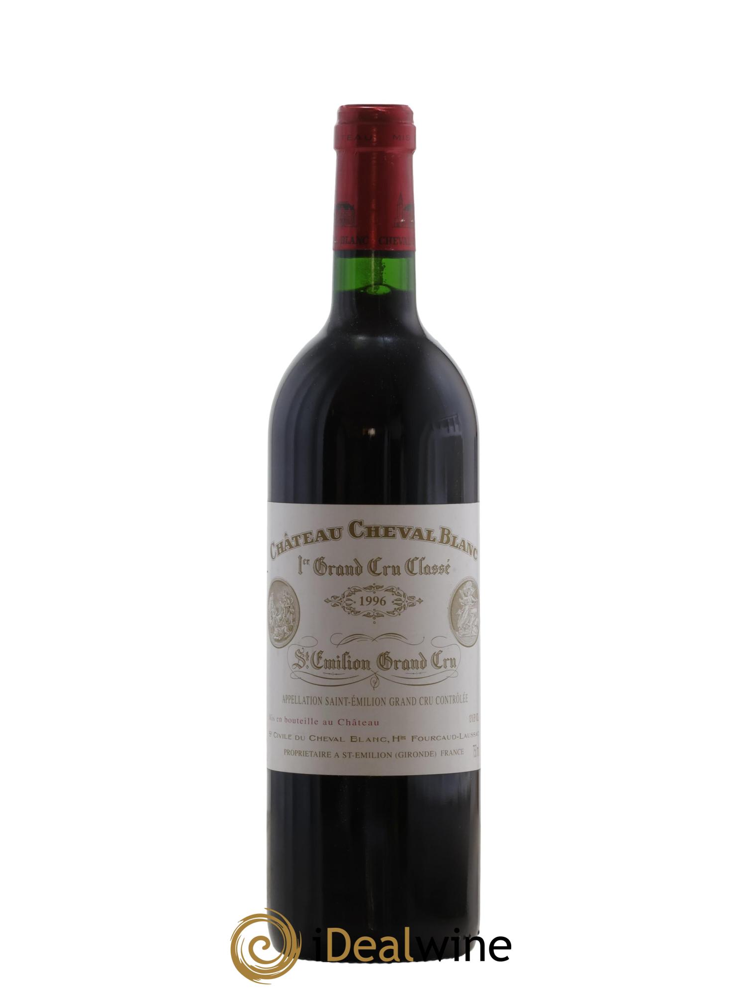Château Cheval Blanc 1er Grand Cru Classé A 1996 - Lot de 1 bouteille - 0