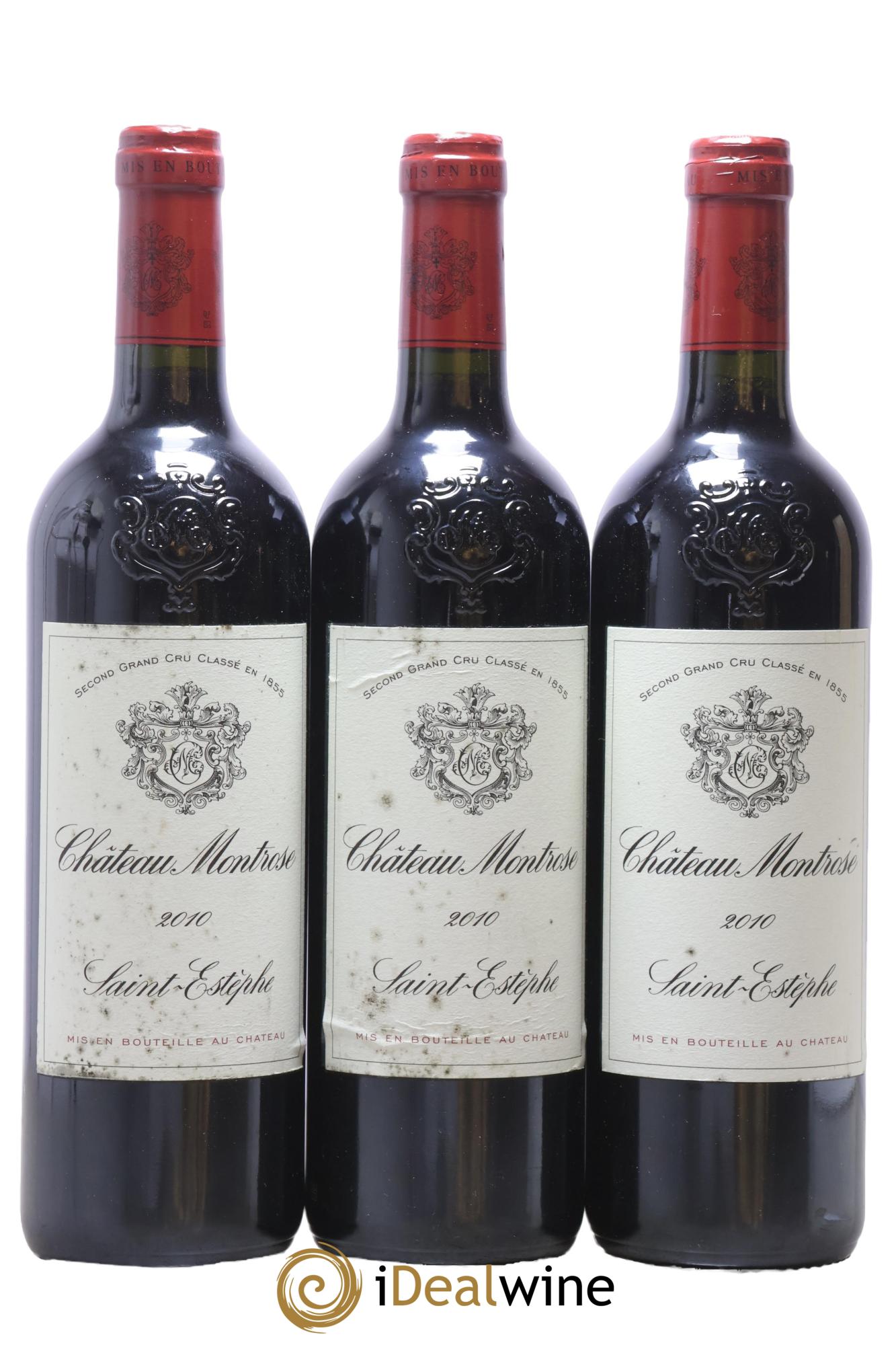 Château Montrose 2ème Grand Cru Classé 2010 - Lot of 3 bottles - 0