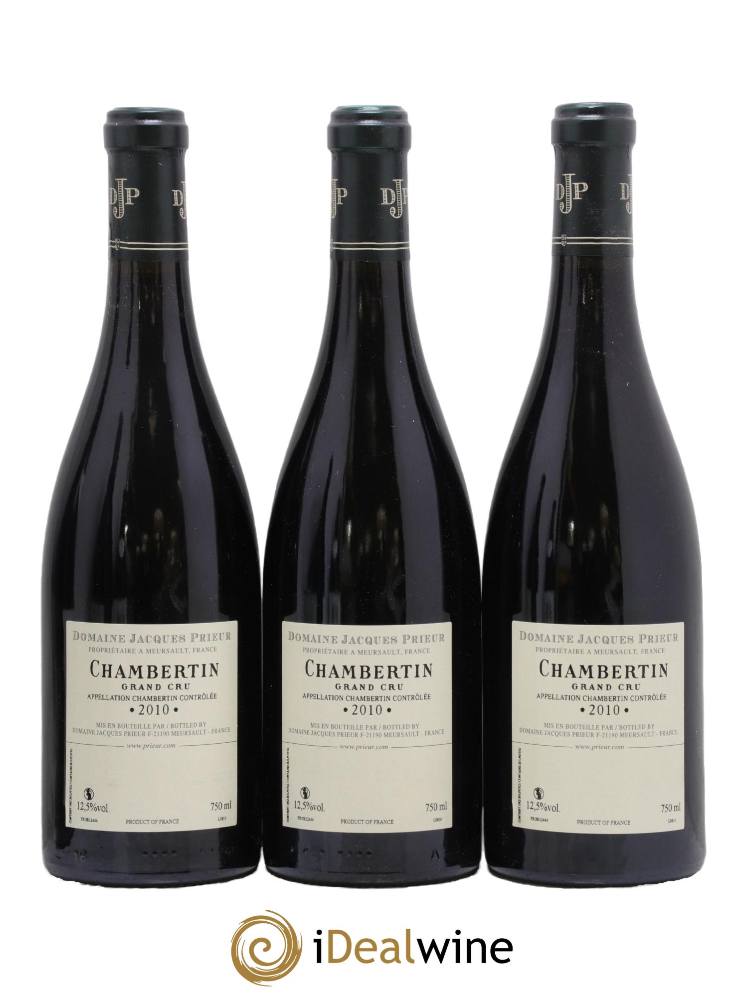 Chambertin Grand Cru Jacques Prieur (Domaine) 2010 - Lotto di 6 bottiglie - 2