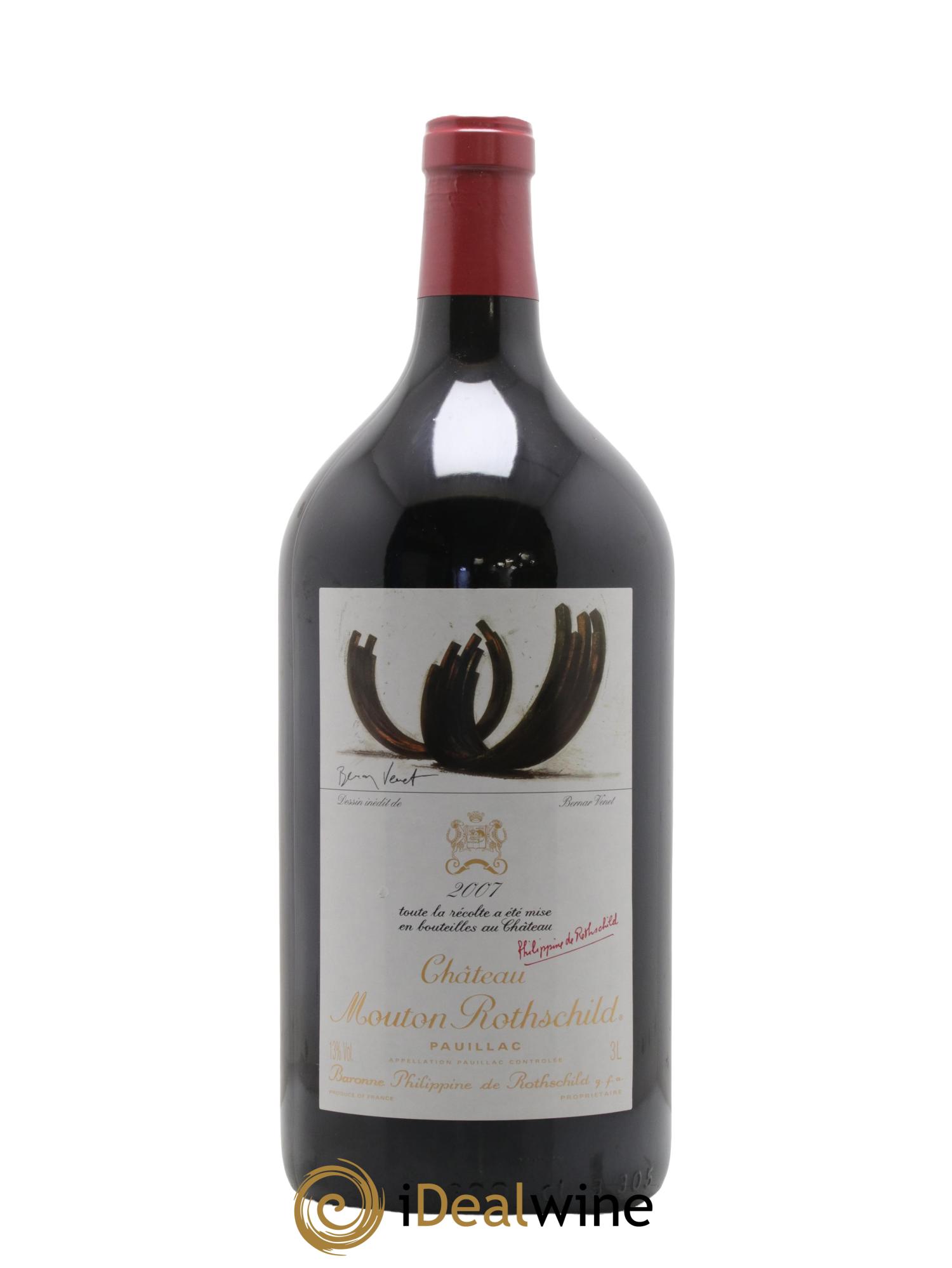 Château Mouton Rothschild 1er Grand Cru Classé 2007 - Lot de 1 double magnum - 0