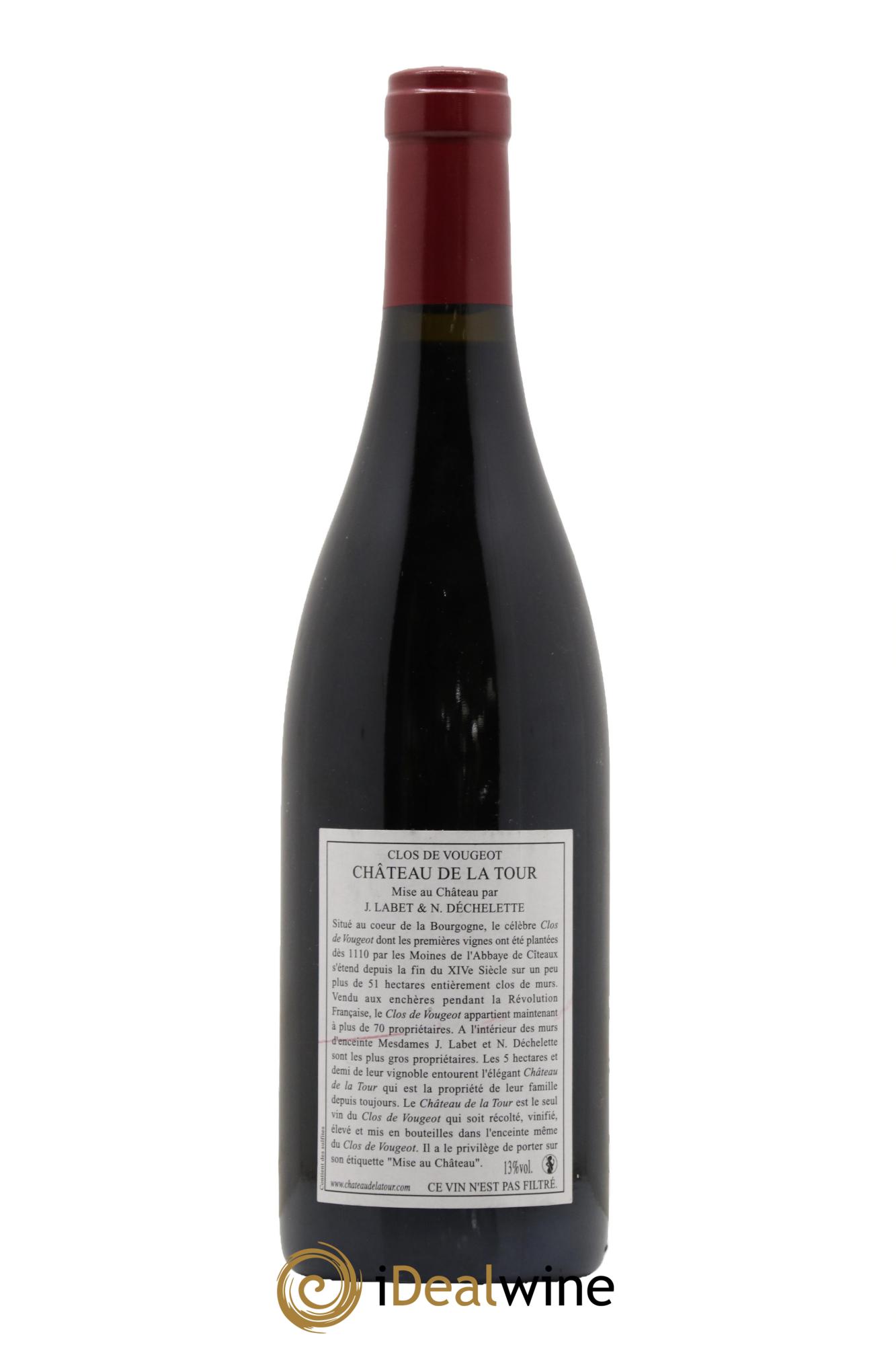 Clos de Vougeot Grand Cru Château de La Tour 2009 - Lot de 1 bouteille - 1