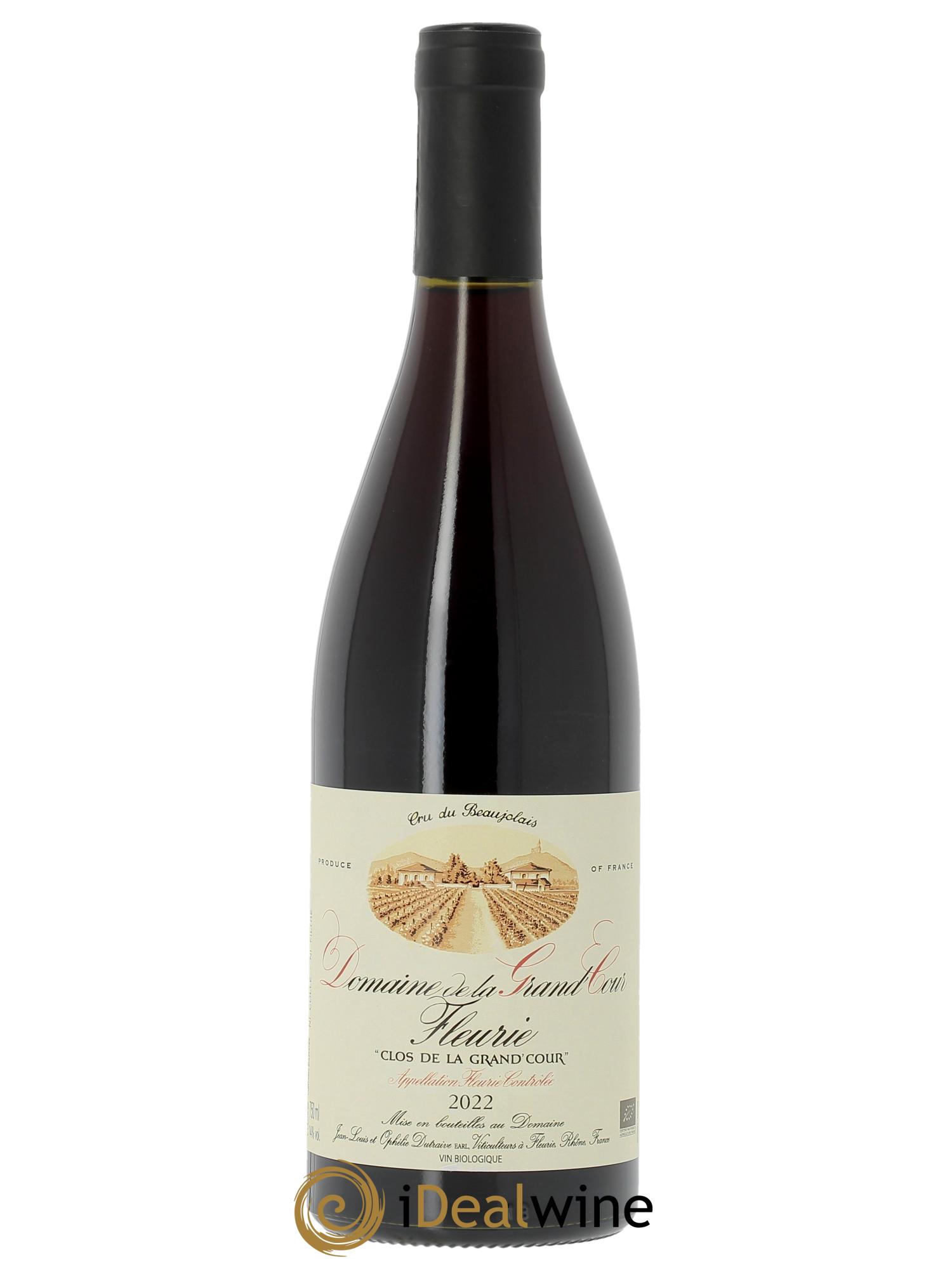 Fleurie Clos de la  Grand'Cour Grand'cour (Domaine de la) - Jean-Louis Dutraive  2022 - Lotto di 1 bottiglia - 0