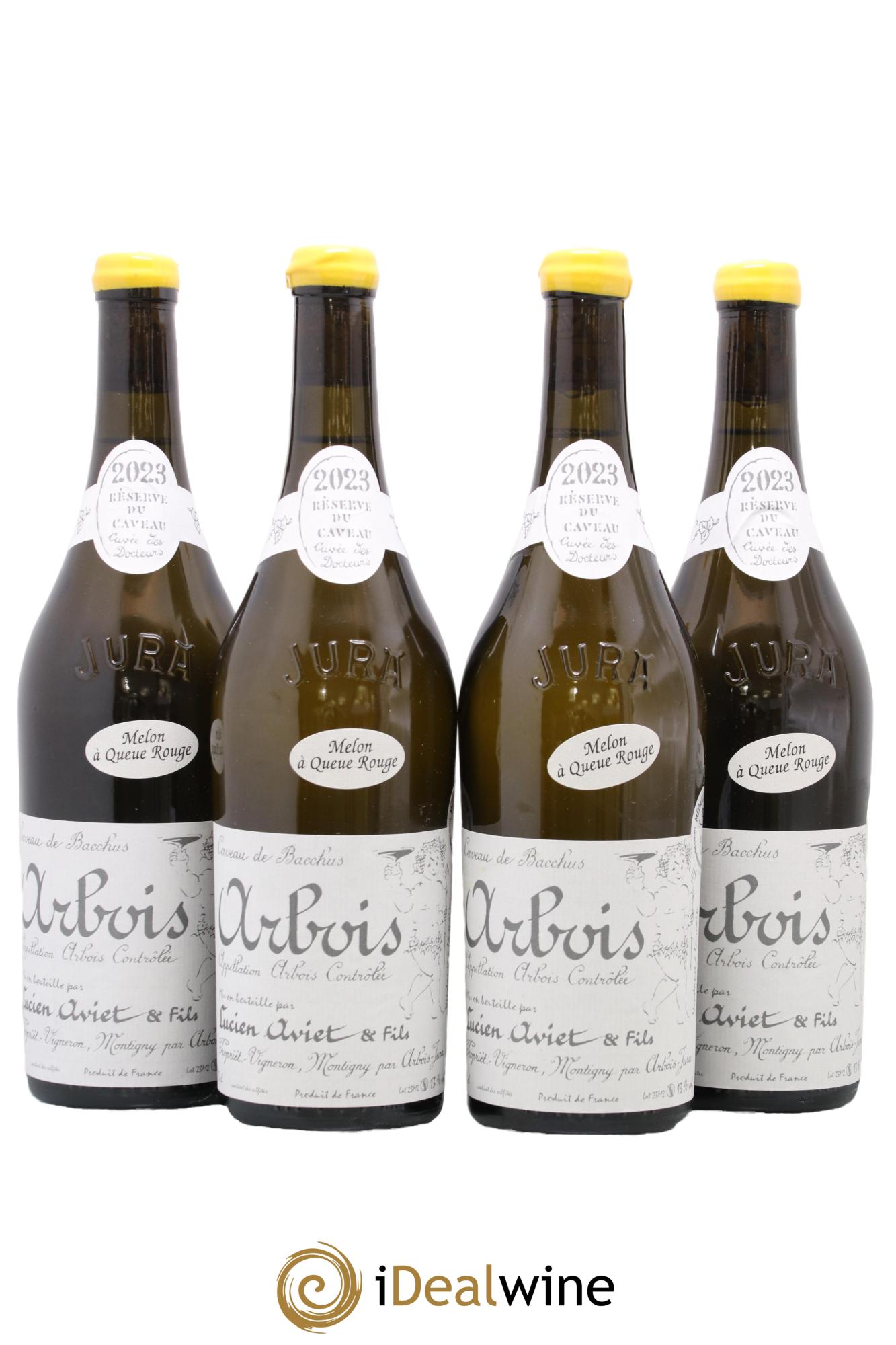 Arbois Melon à Queue Rouge Cuvée des Docteurs Lucien Aviet (Domaine) 2023 - Lotto di 4 bottiglie - 0