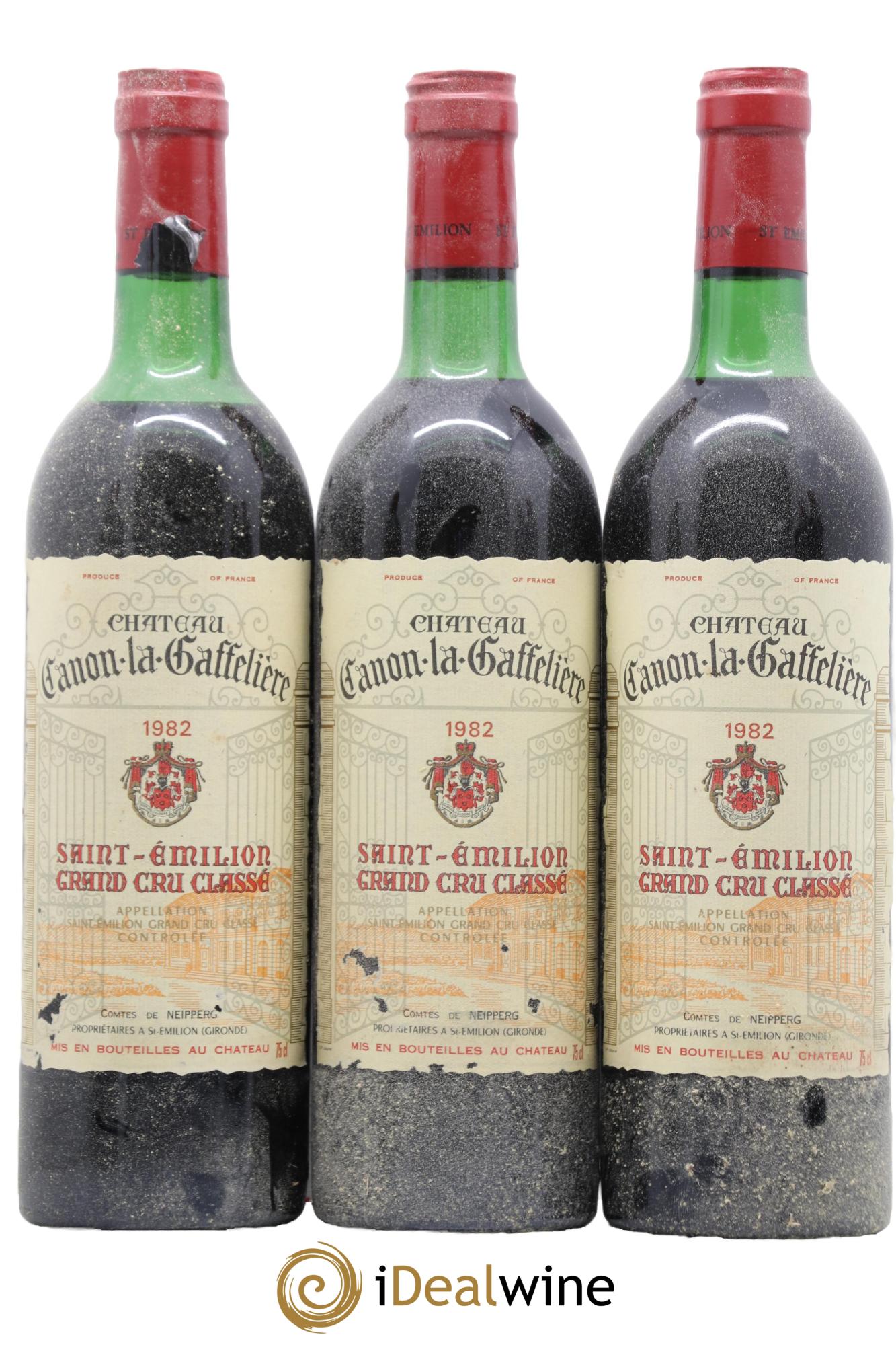 Château Canon la Gaffelière 1er Grand Cru Classé B 1982 - Lot de 12 bouteilles - 3