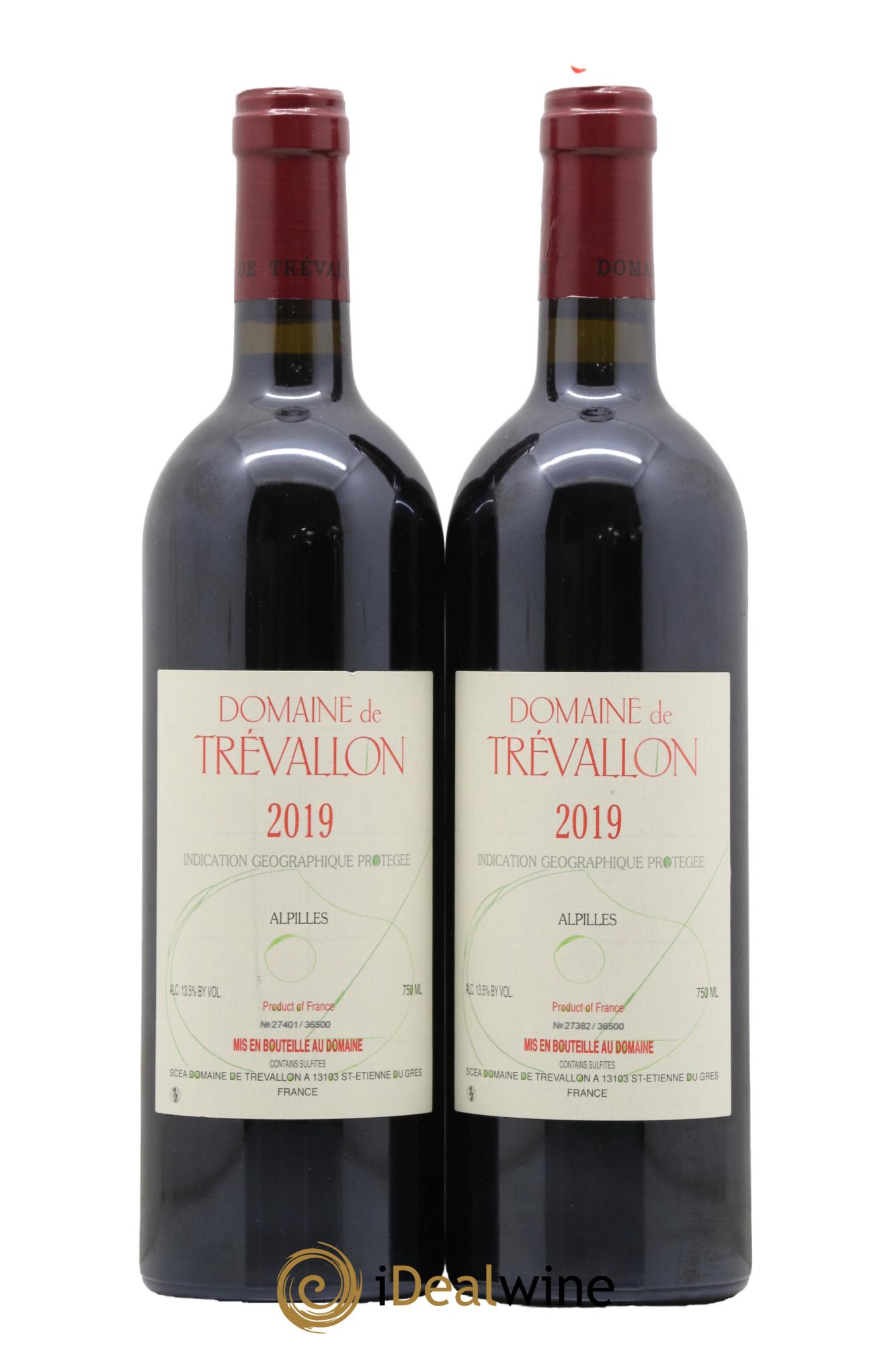 Alpilles Trévallon (Domaine de) Eloi Dürrbach 2019 - Lot de 2 bouteilles - 0