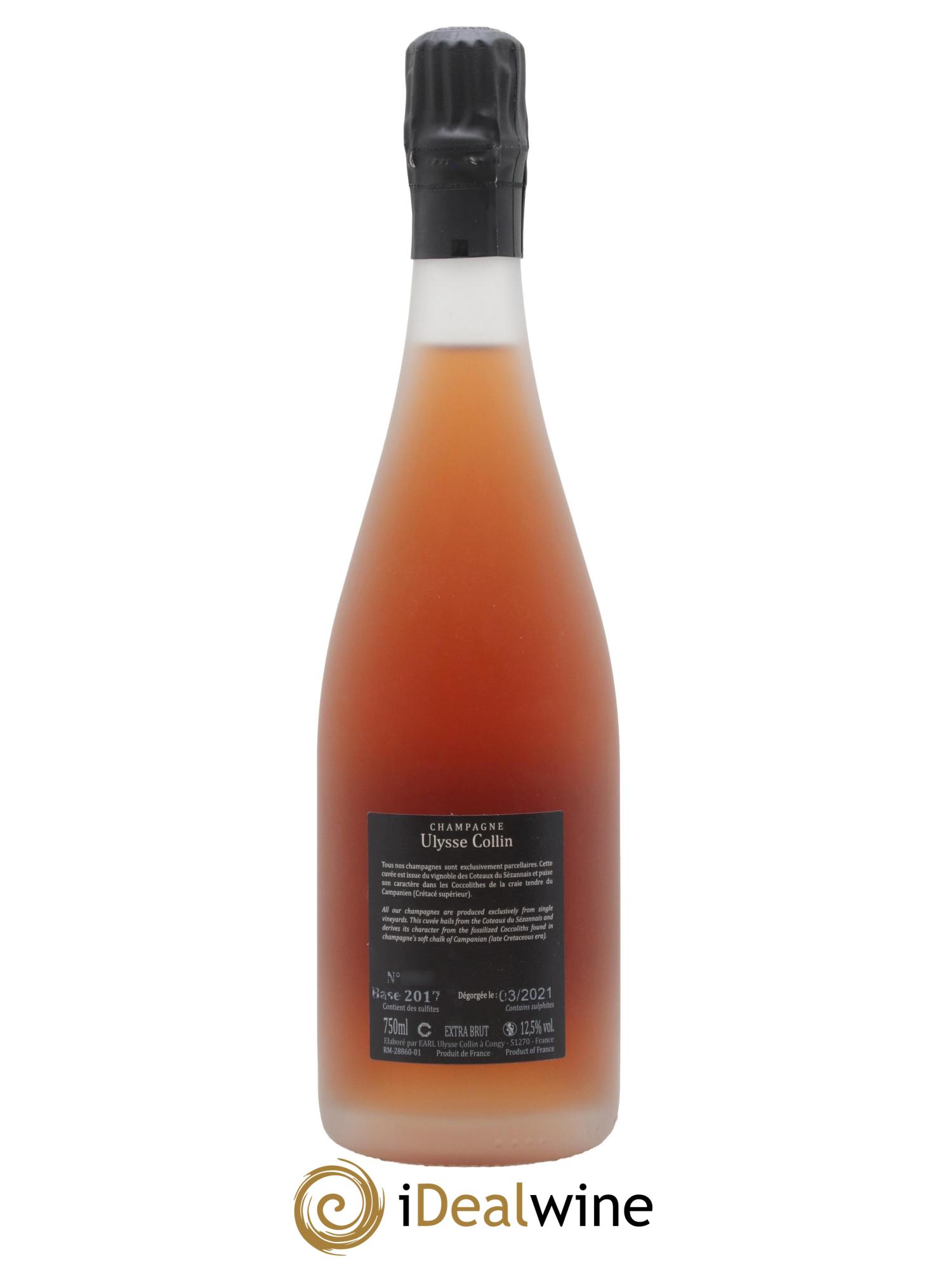 Les Maillons Extra-Brut Rosé de Saignée Ulysse Collin - Lot of 1 bottle - 1