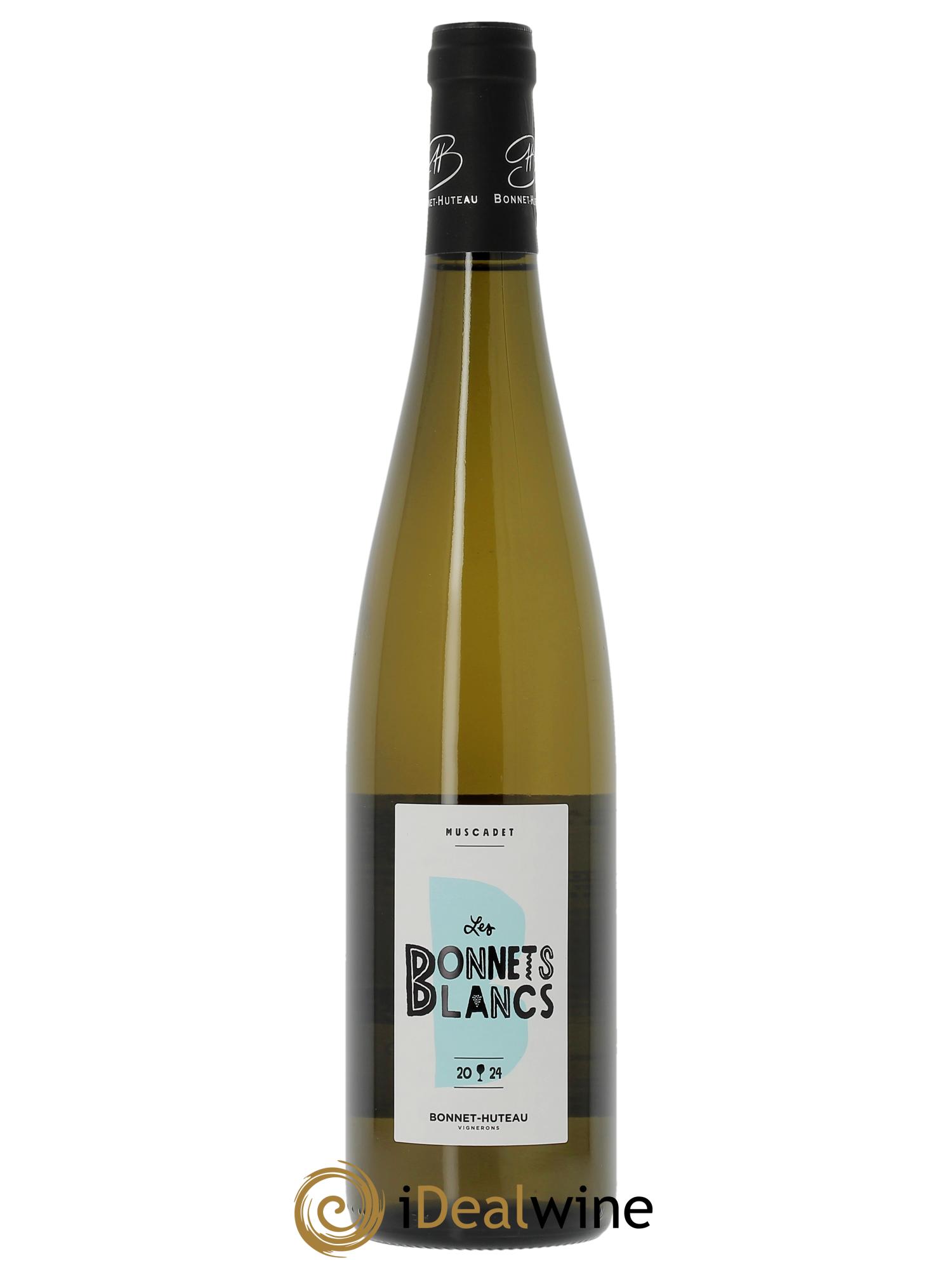 Muscadet-Sèvre-et-Maine sur lie Les Bonnets Blancs Bonnet-Huteau  2024 - Lot de 1 bouteille - 0