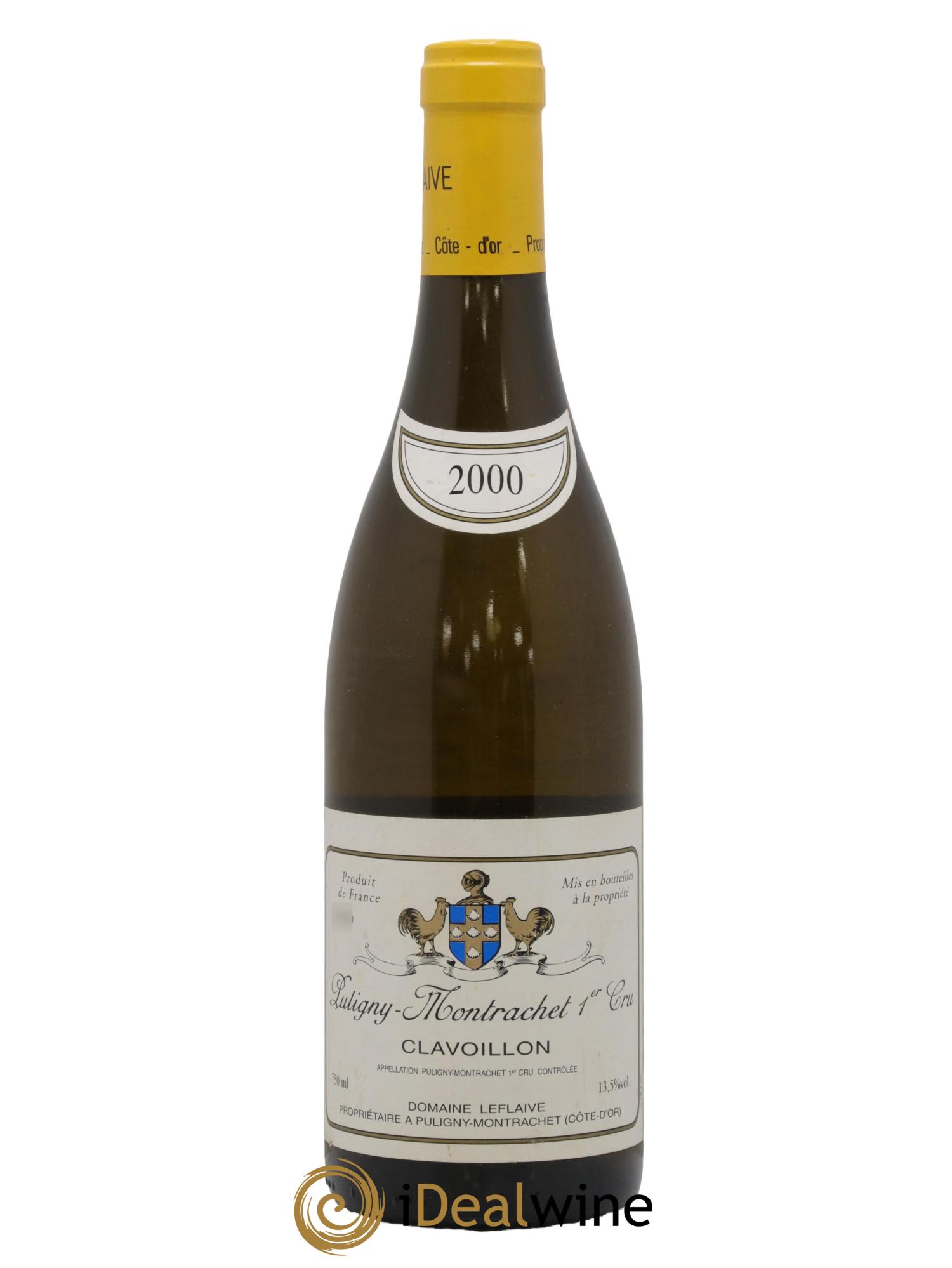 Puligny-Montrachet 1er Cru Clavoillon Leflaive (Domaine) 2000 - Lot de 1 bouteille - 0