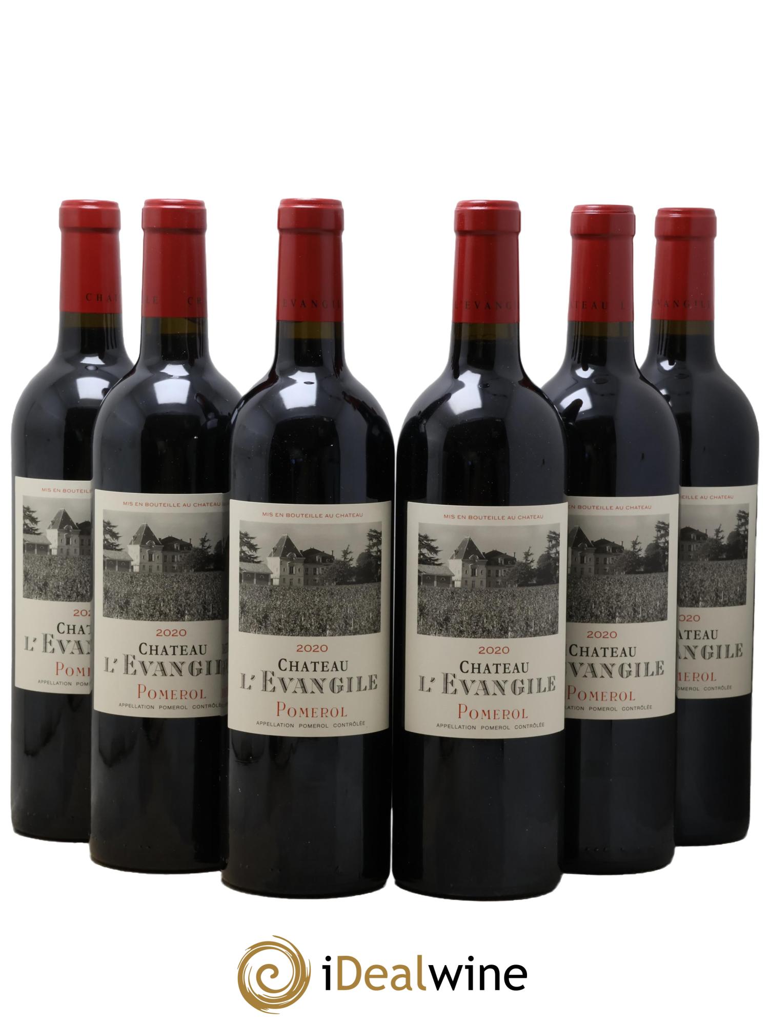 Château l' Évangile 2020 - Lot de 6 bouteilles - 0