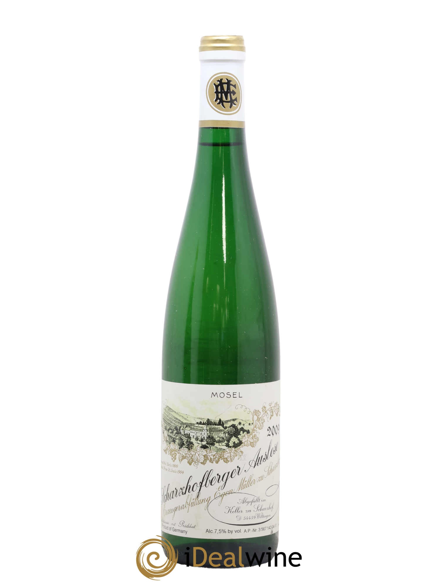 Riesling Scharzhofberger Auslese Egon Muller 2009 - Lot de 1 bouteille - 0